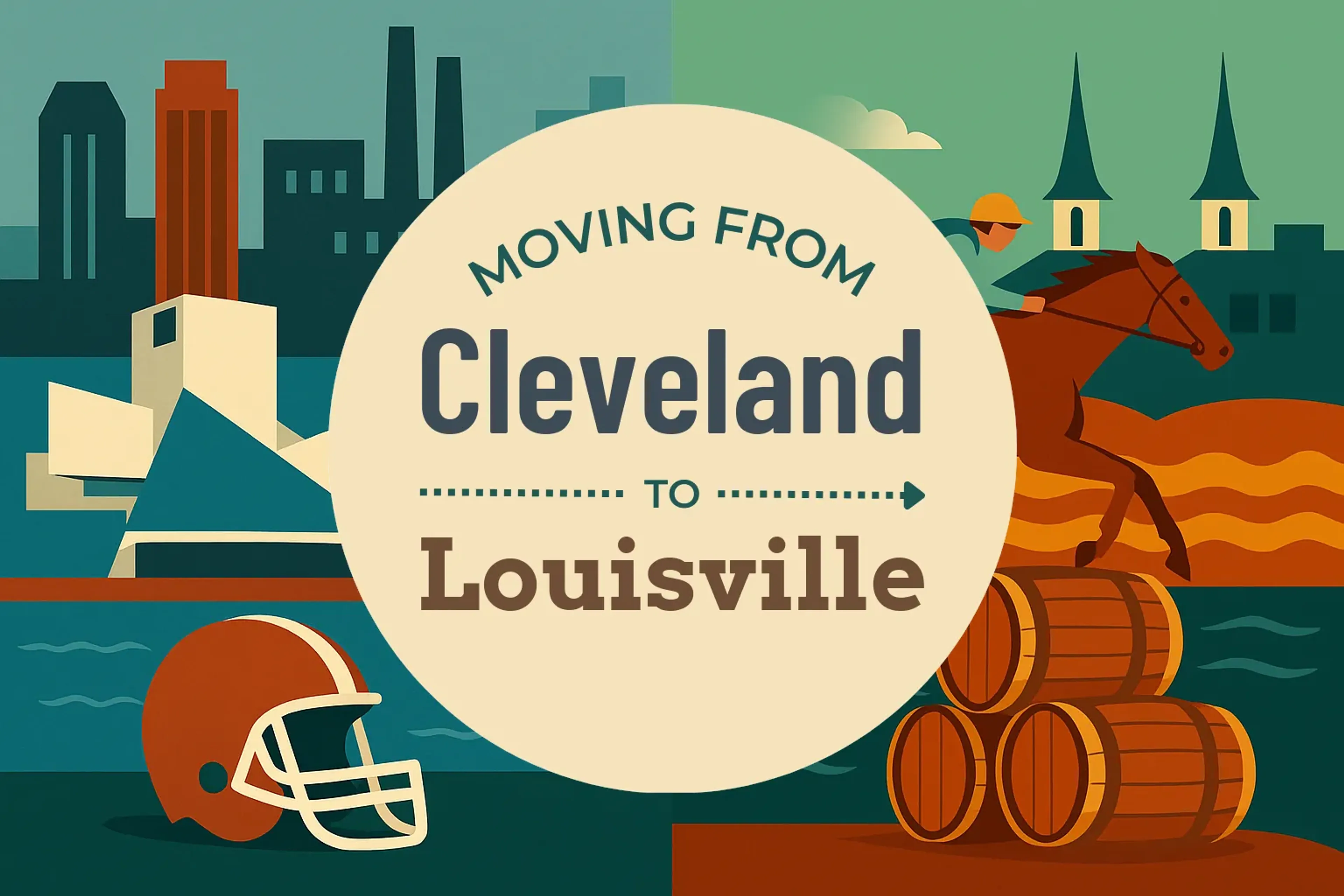 Side-by-side comparison of Cleveland to Louisville moving companies