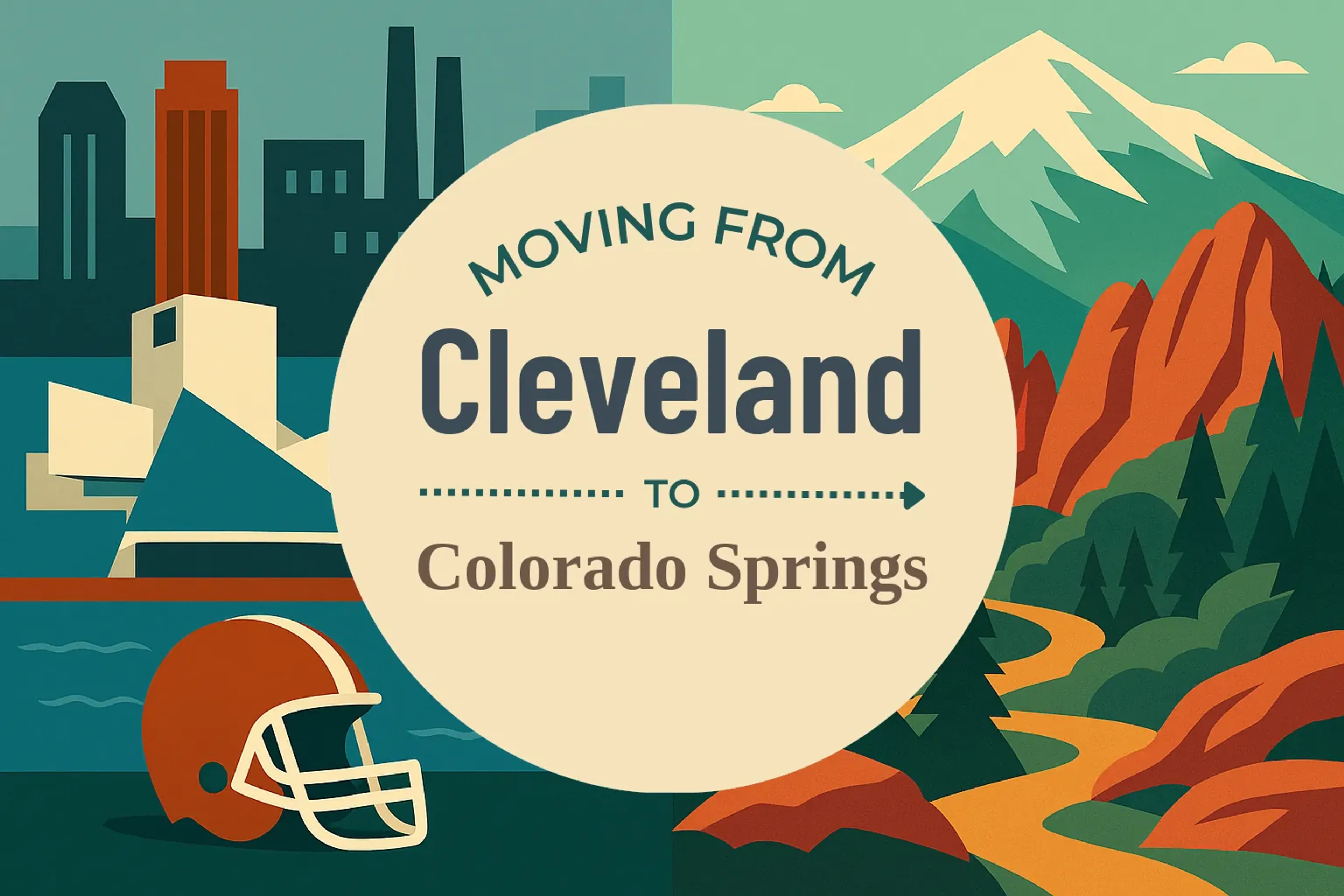 Side-by-side comparison of Cleveland to Colorado Springs moving companies