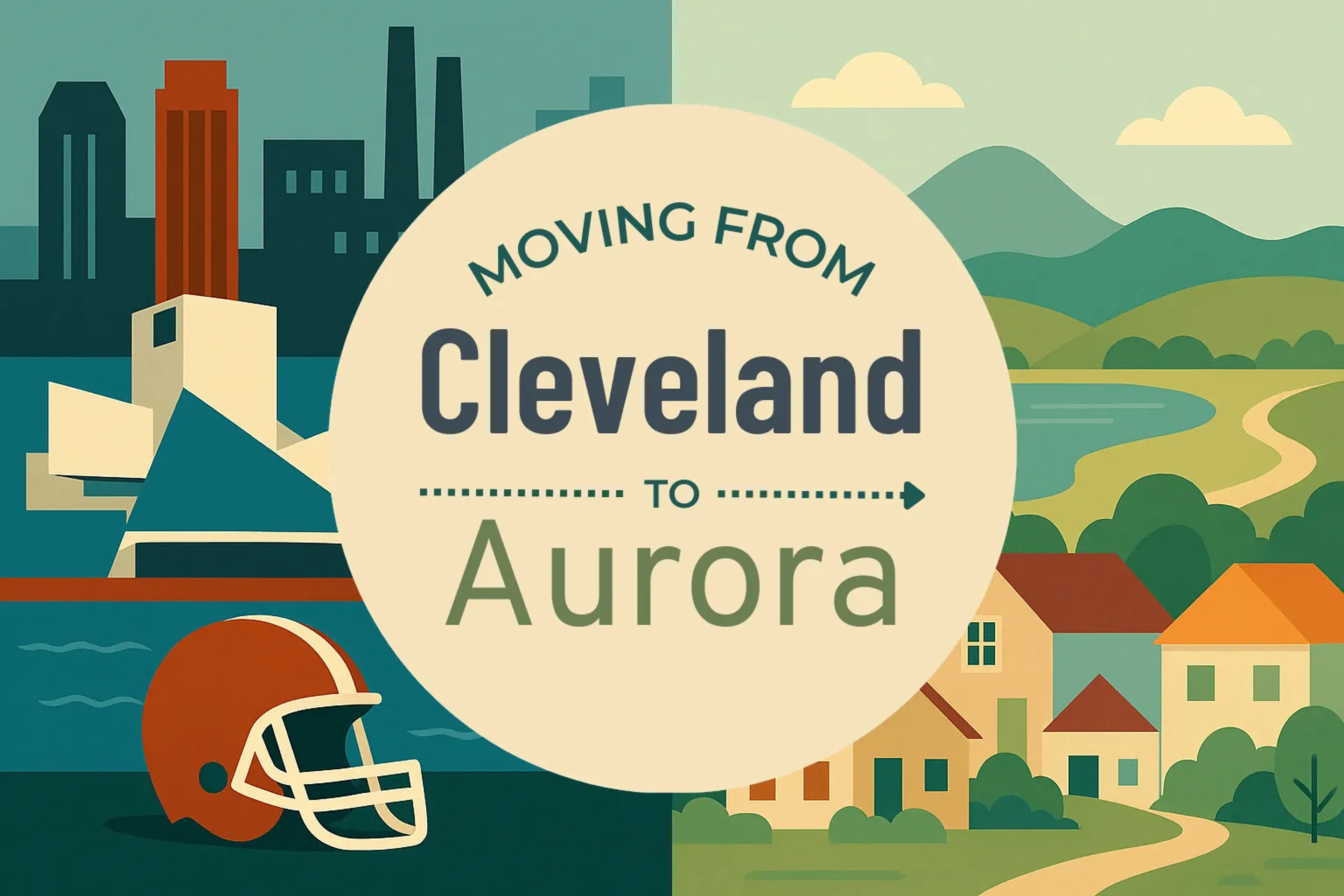 Side-by-side comparison of Cleveland to Aurora moving companies