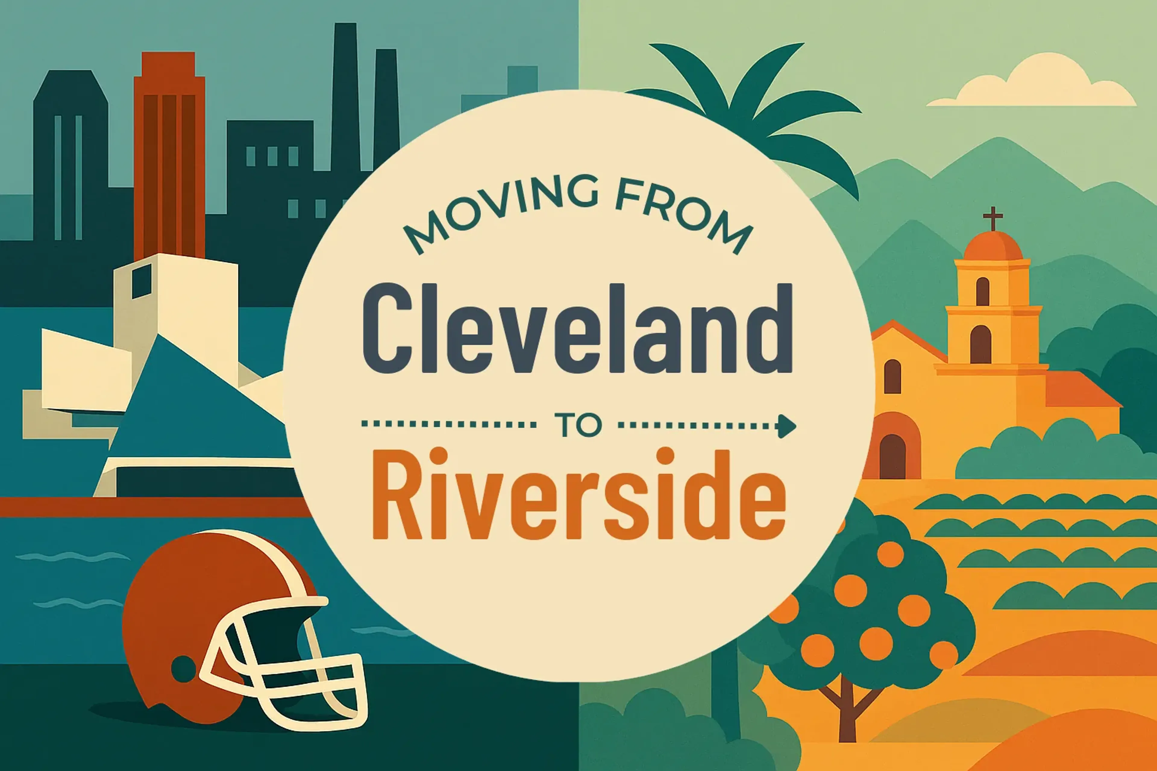Side-by-side comparison of Cleveland to Riverside moving companies