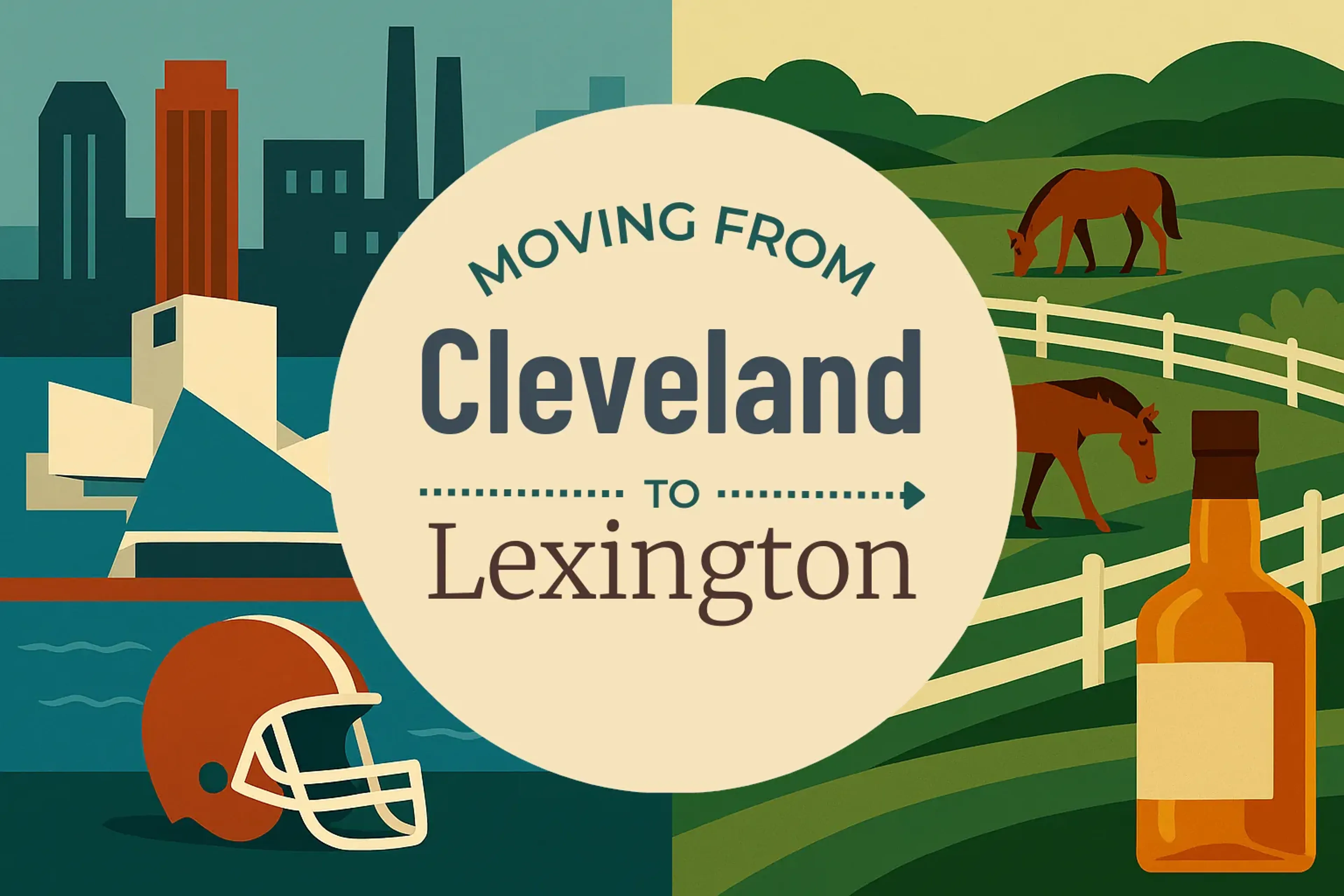 Side-by-side comparison of Cleveland to Lexington moving companies