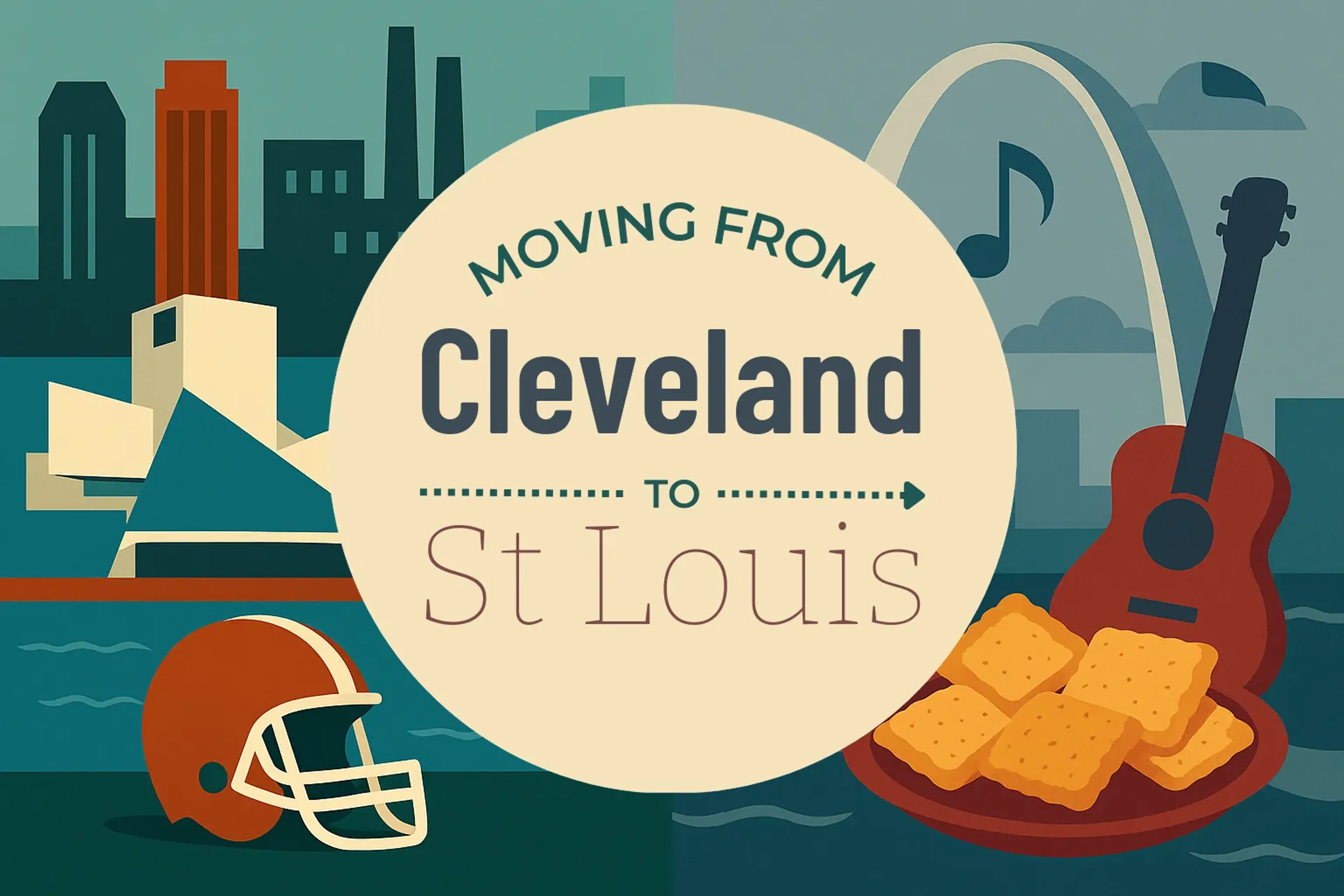 Side-by-side comparison of Cleveland to St. Louis moving companies