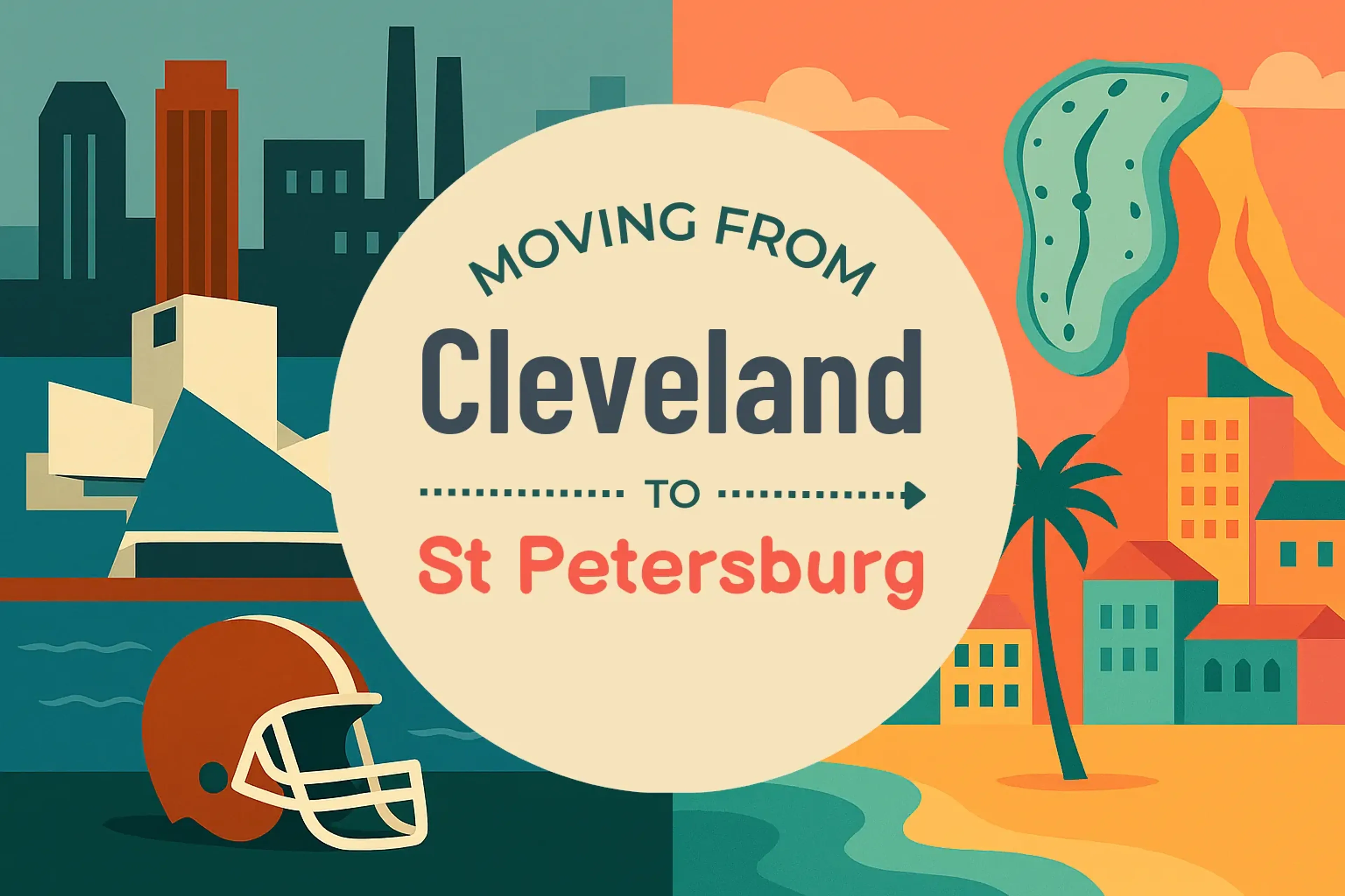 Side-by-side comparison of Cleveland to St. Petersburg moving companies
