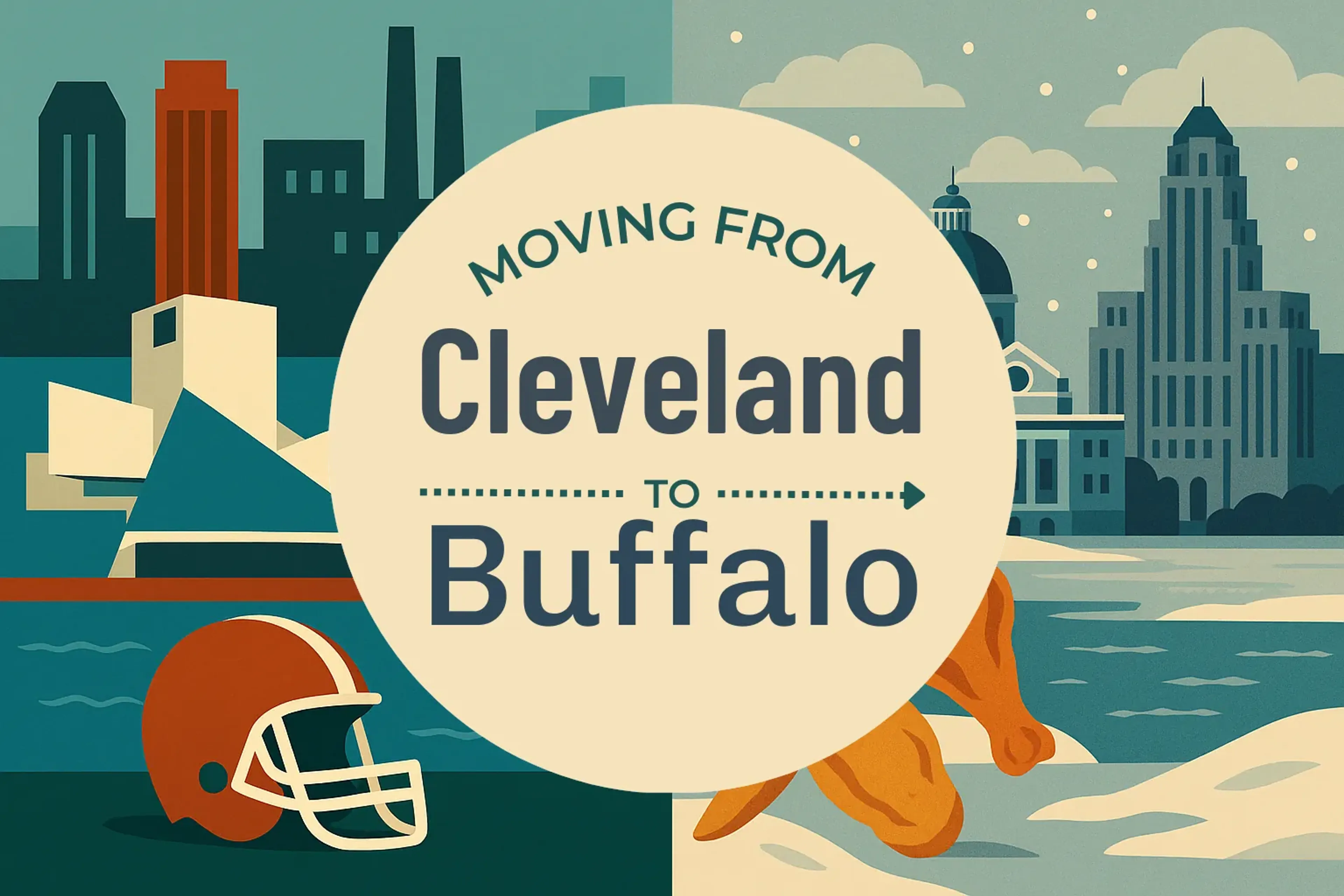 Side-by-side comparison of Cleveland to Buffalo moving companies