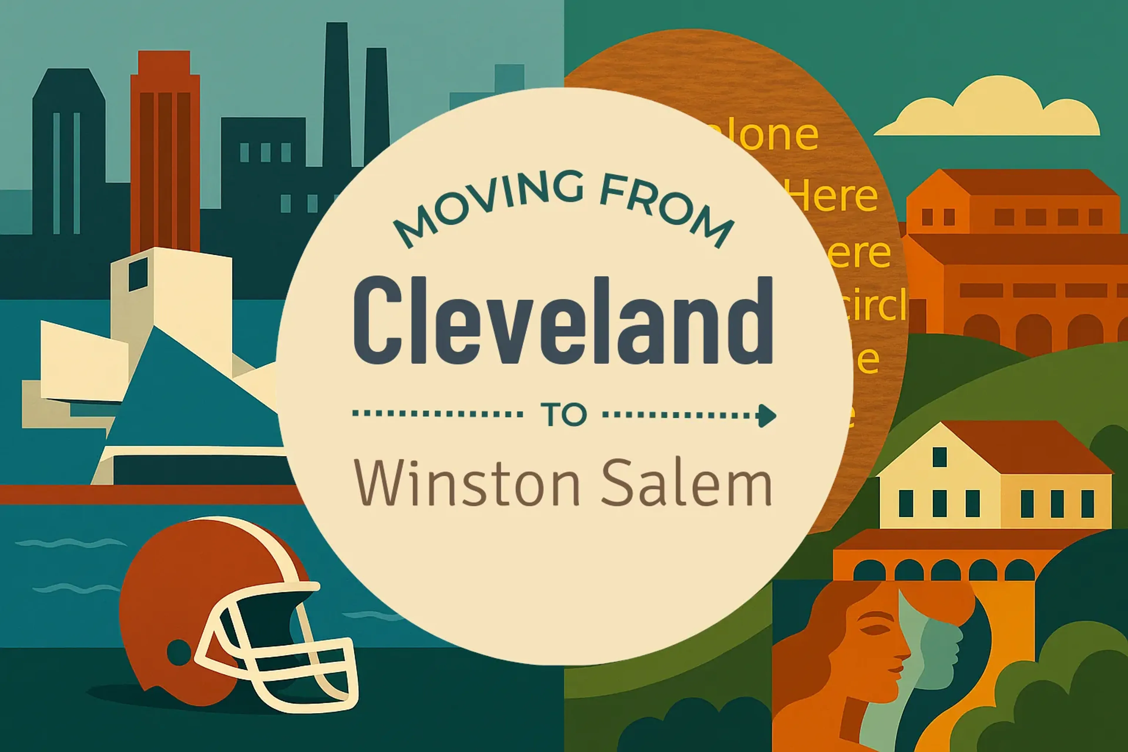 Side-by-side comparison of Cleveland to Winston Salem moving companies