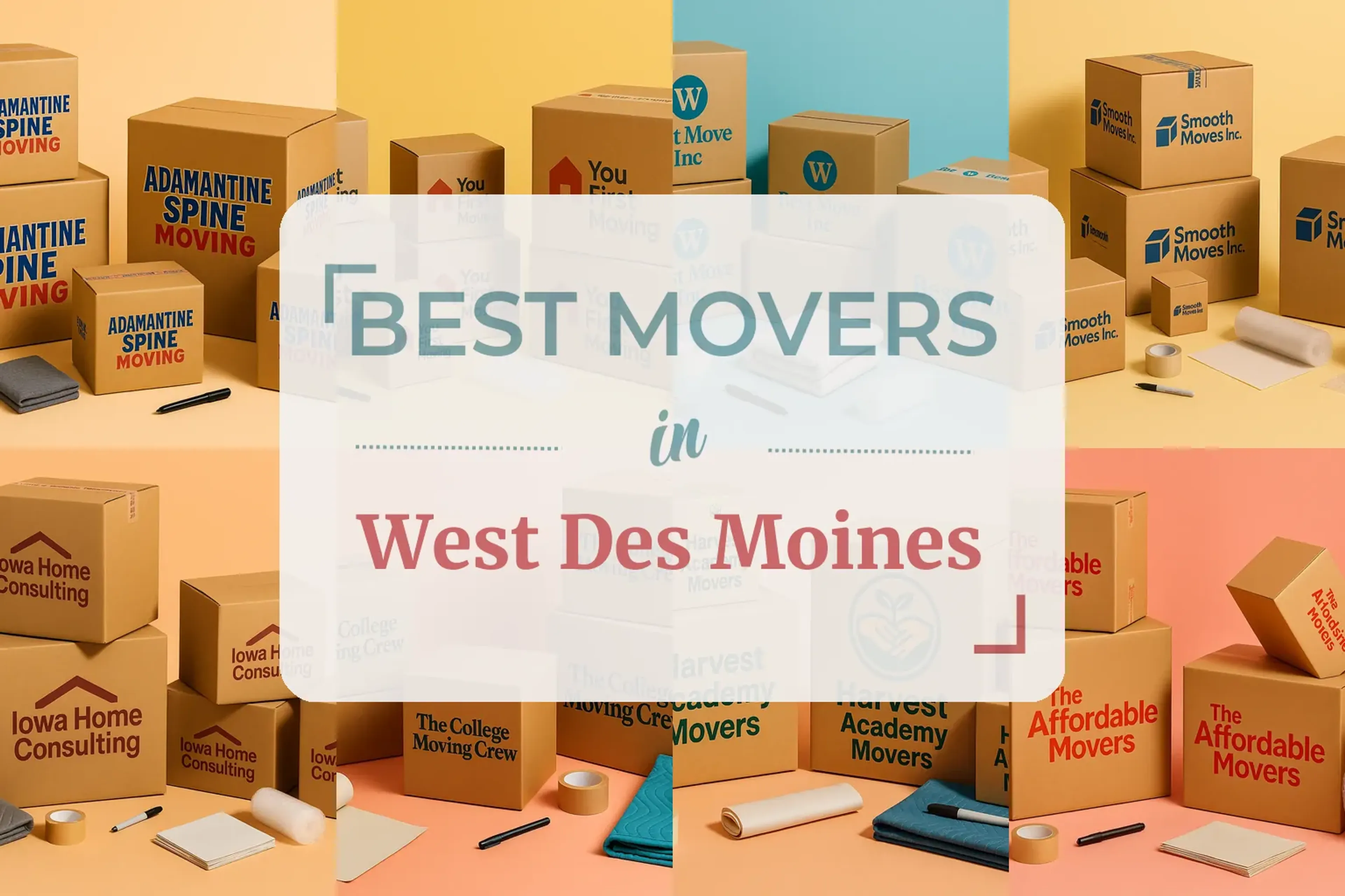 Side-by-side comparison of West Des Moines moving companies