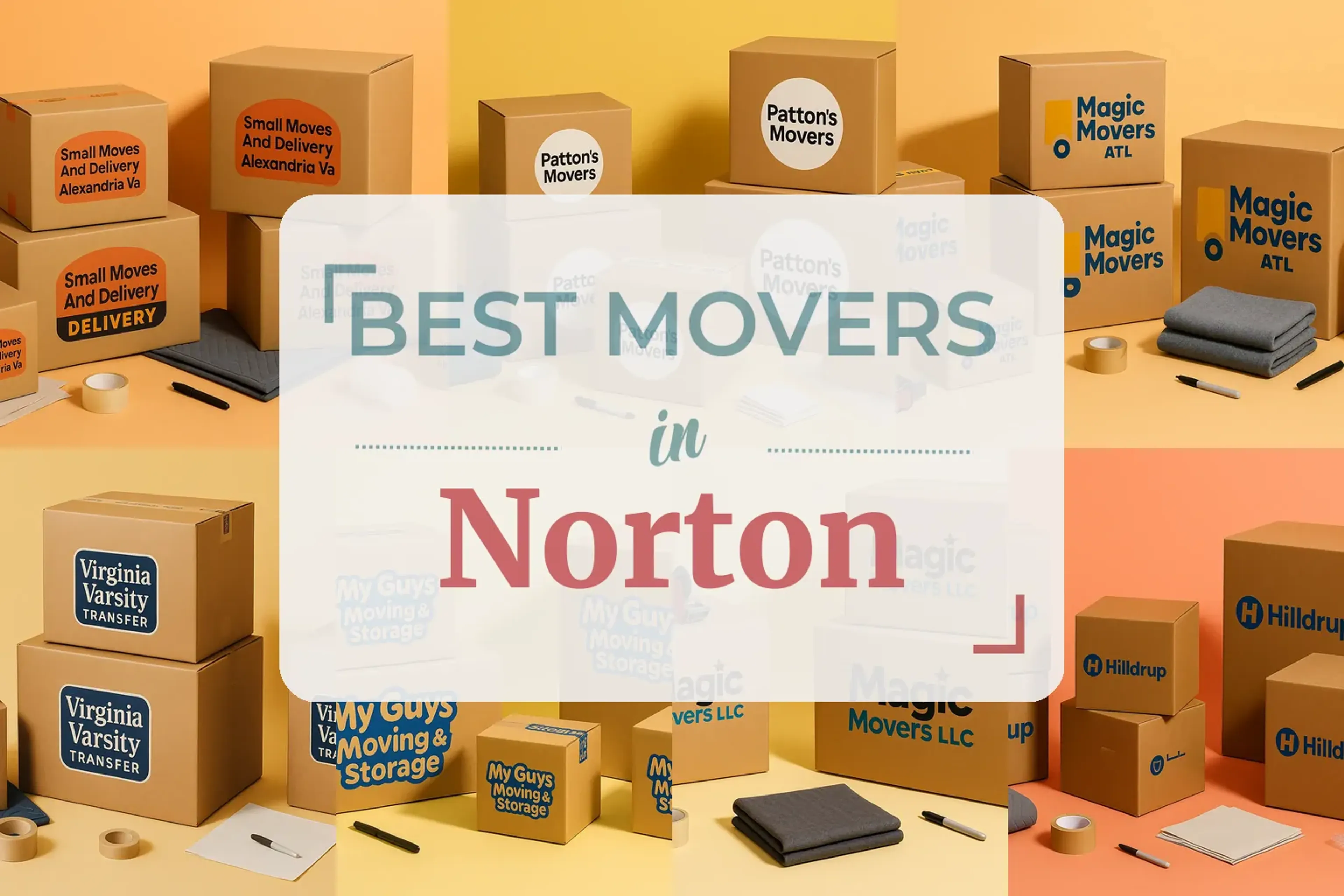 Side-by-side comparison of Norton moving companies