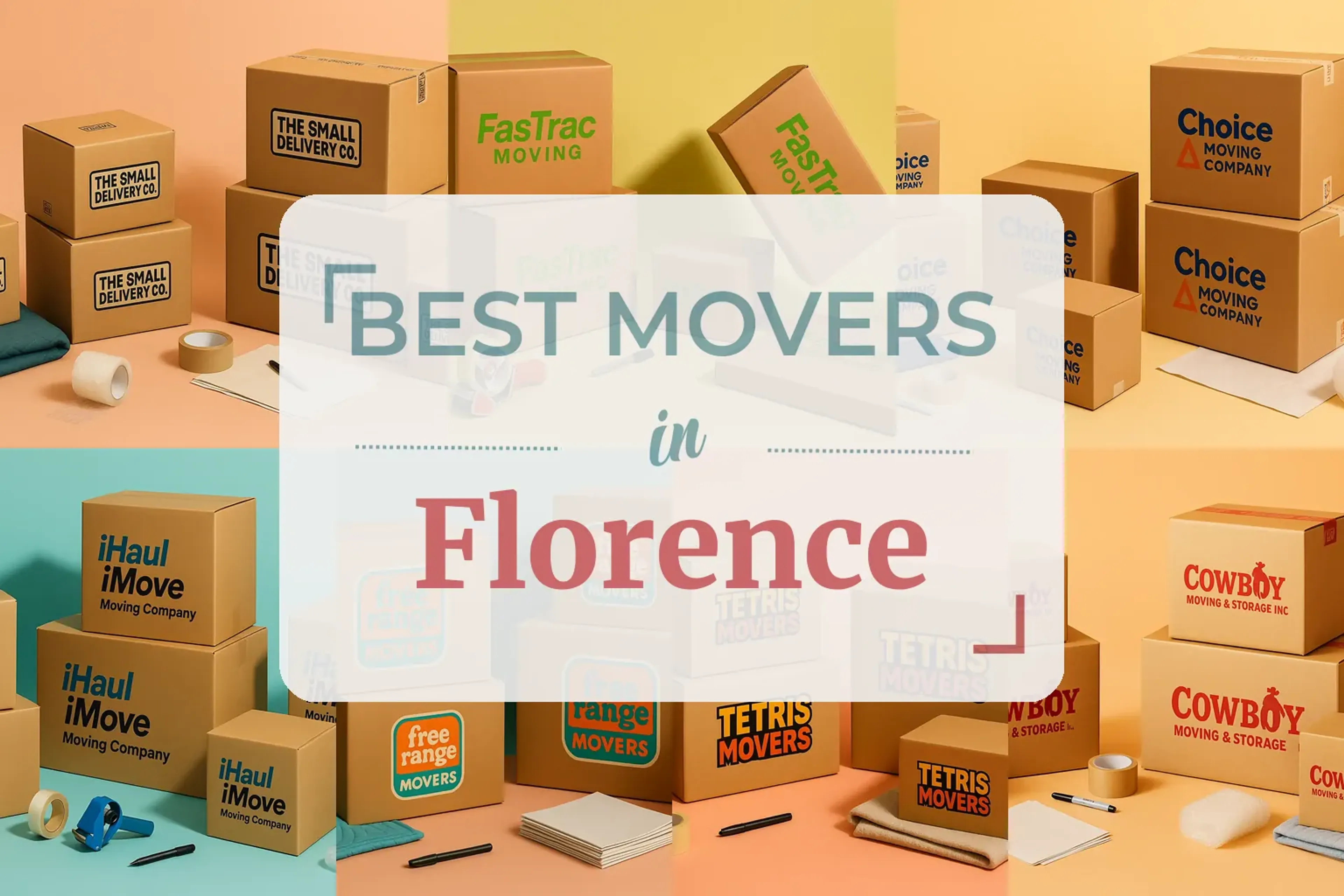 Side-by-side comparison of Florence moving companies