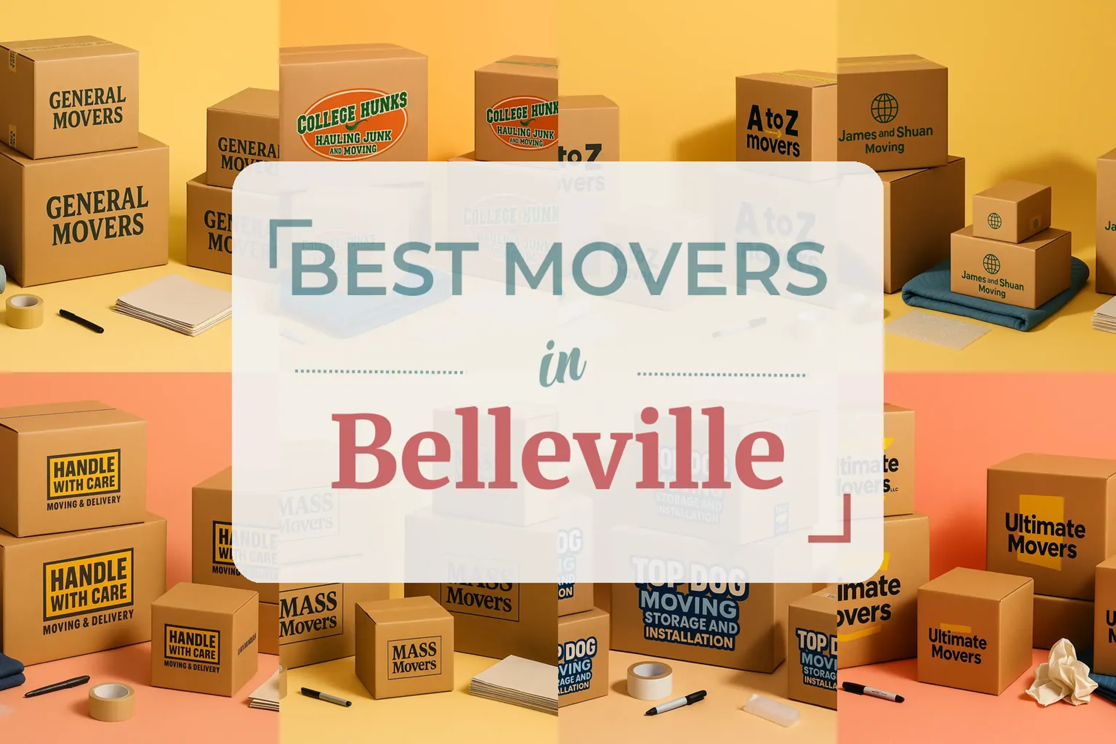 Side-by-side comparison of Belleville moving companies