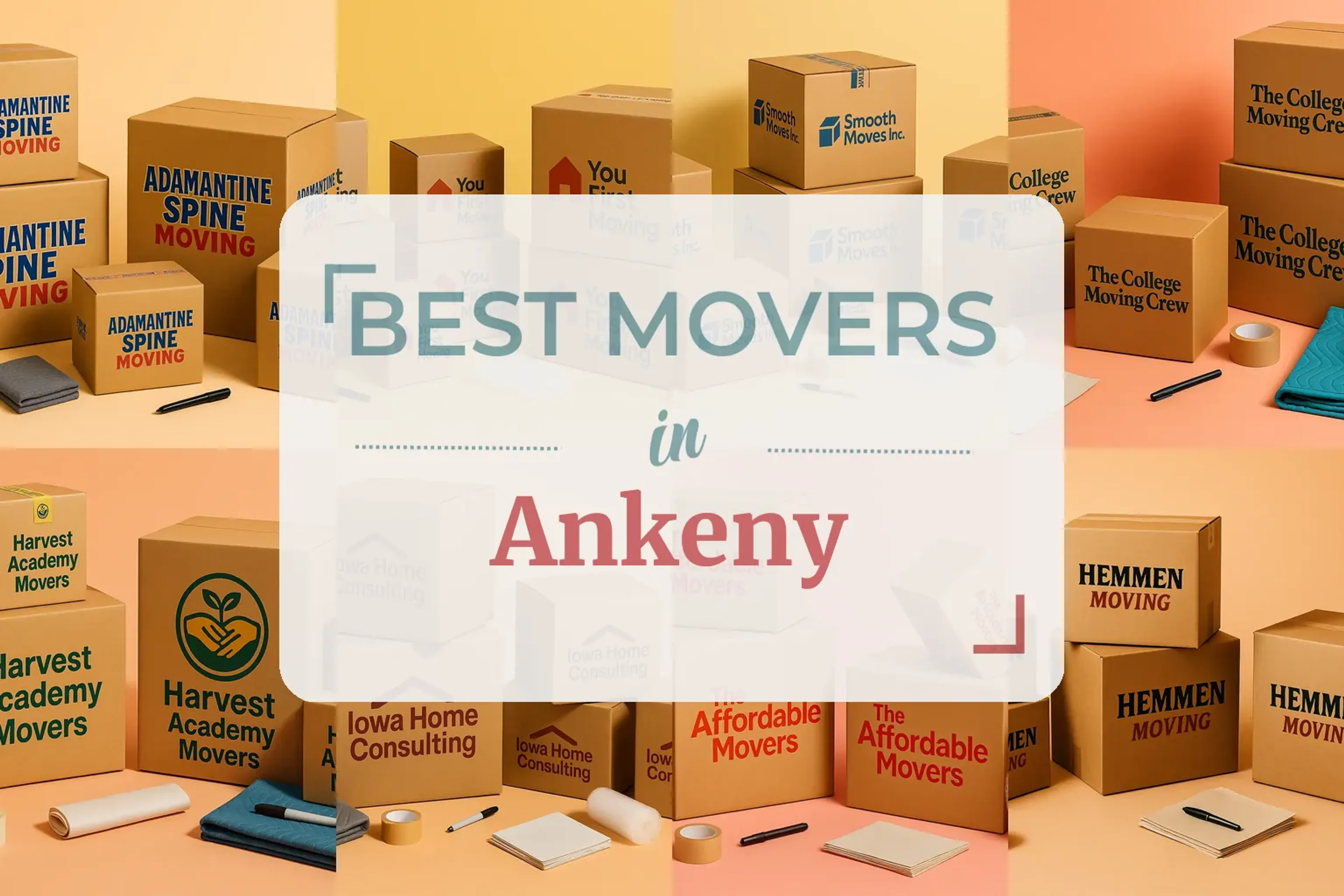 Side-by-side comparison of Ankeny moving companies