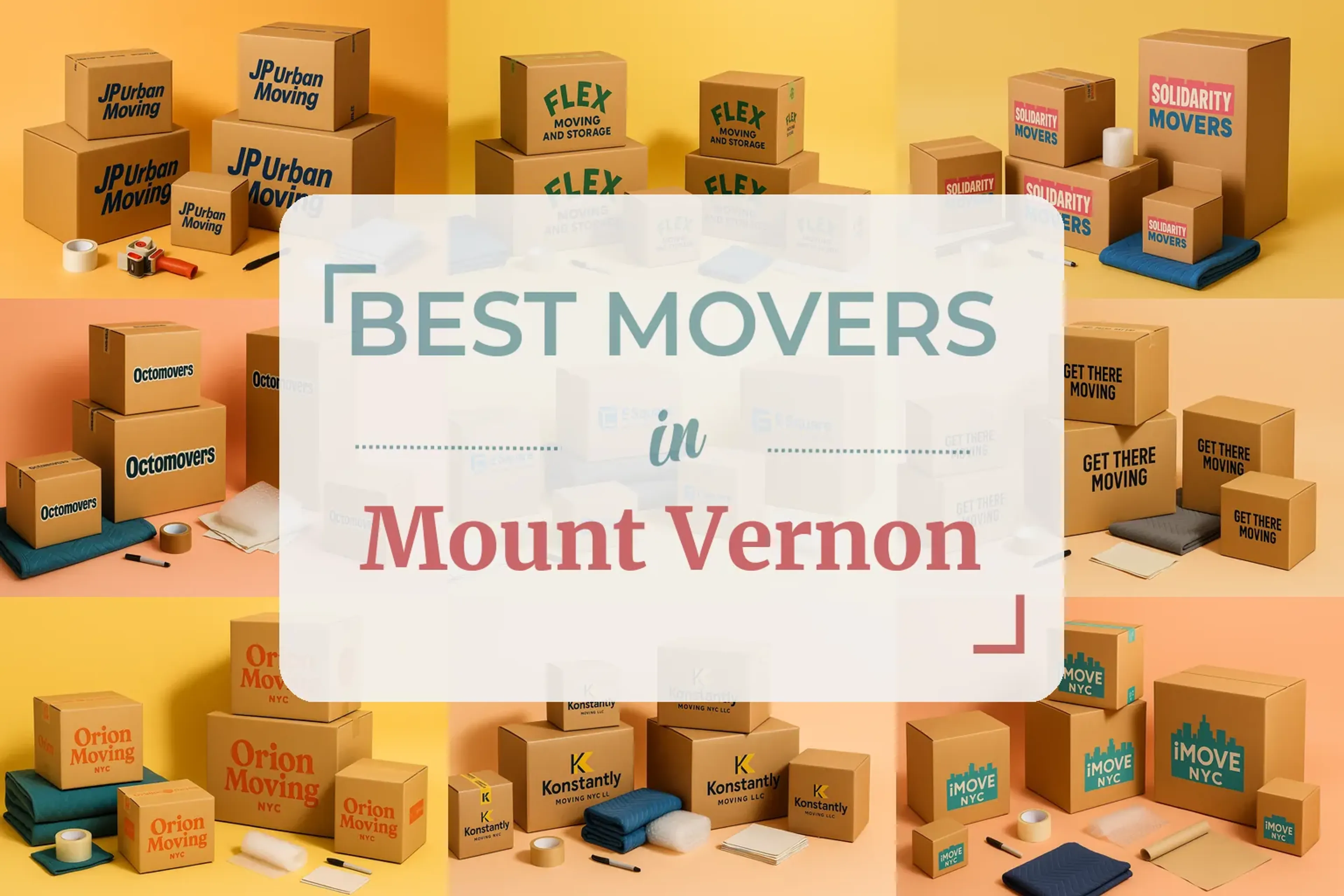 Side-by-side comparison of Mount Vernon moving companies