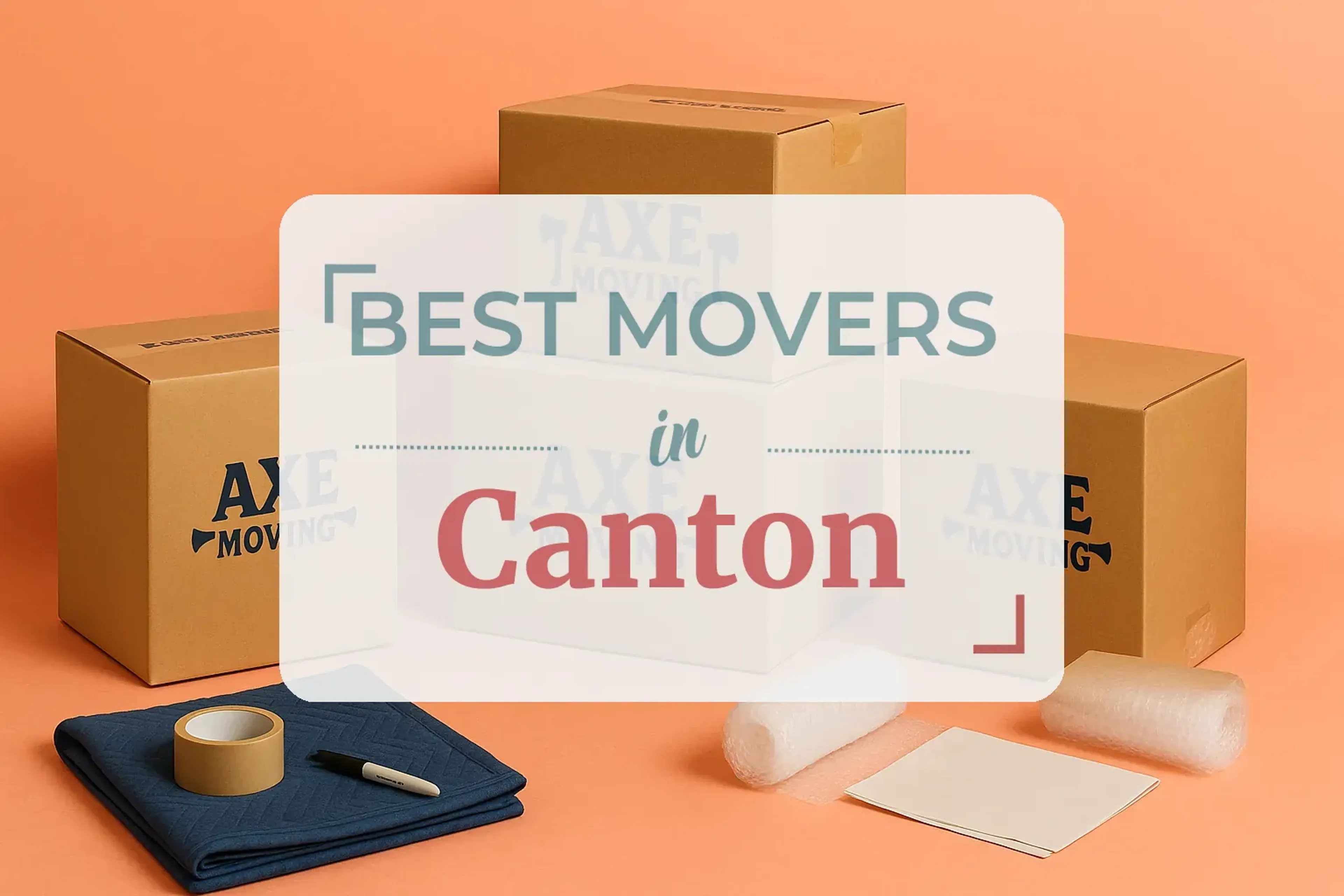 Side-by-side comparison of Canton moving companies