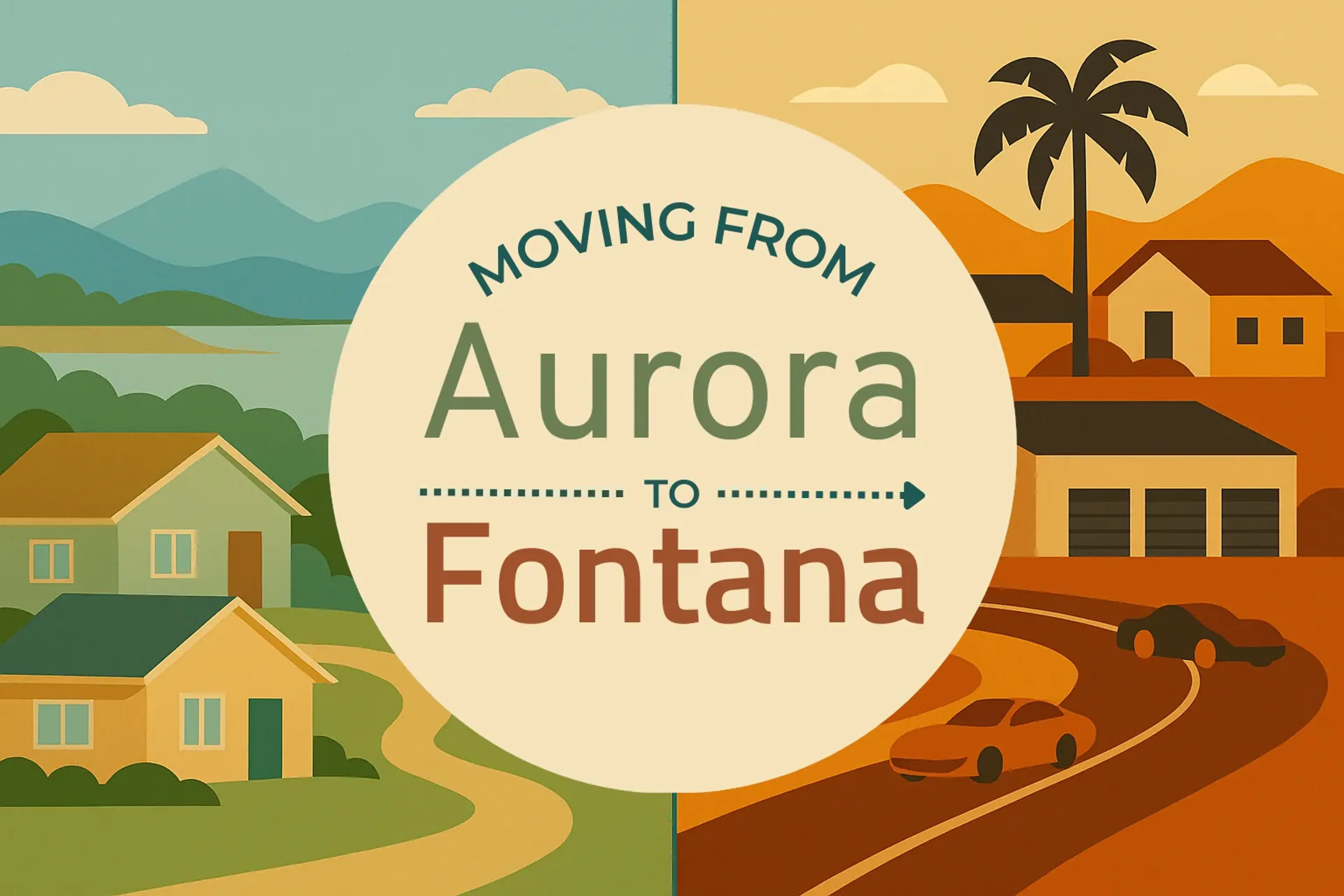 Side-by-side comparison of Aurora to Fontana moving companies