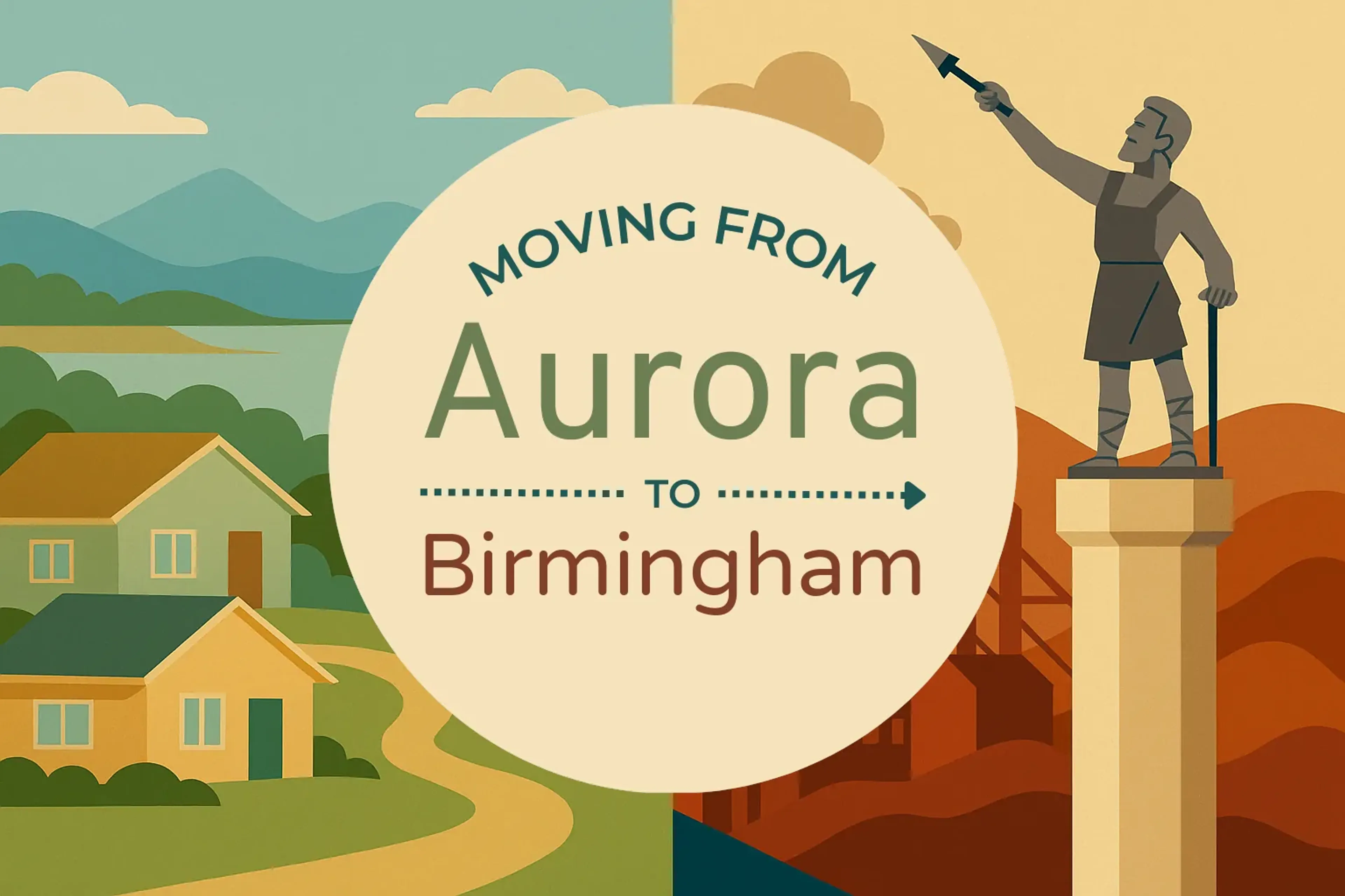 Side-by-side comparison of Aurora to Birmingham moving companies
