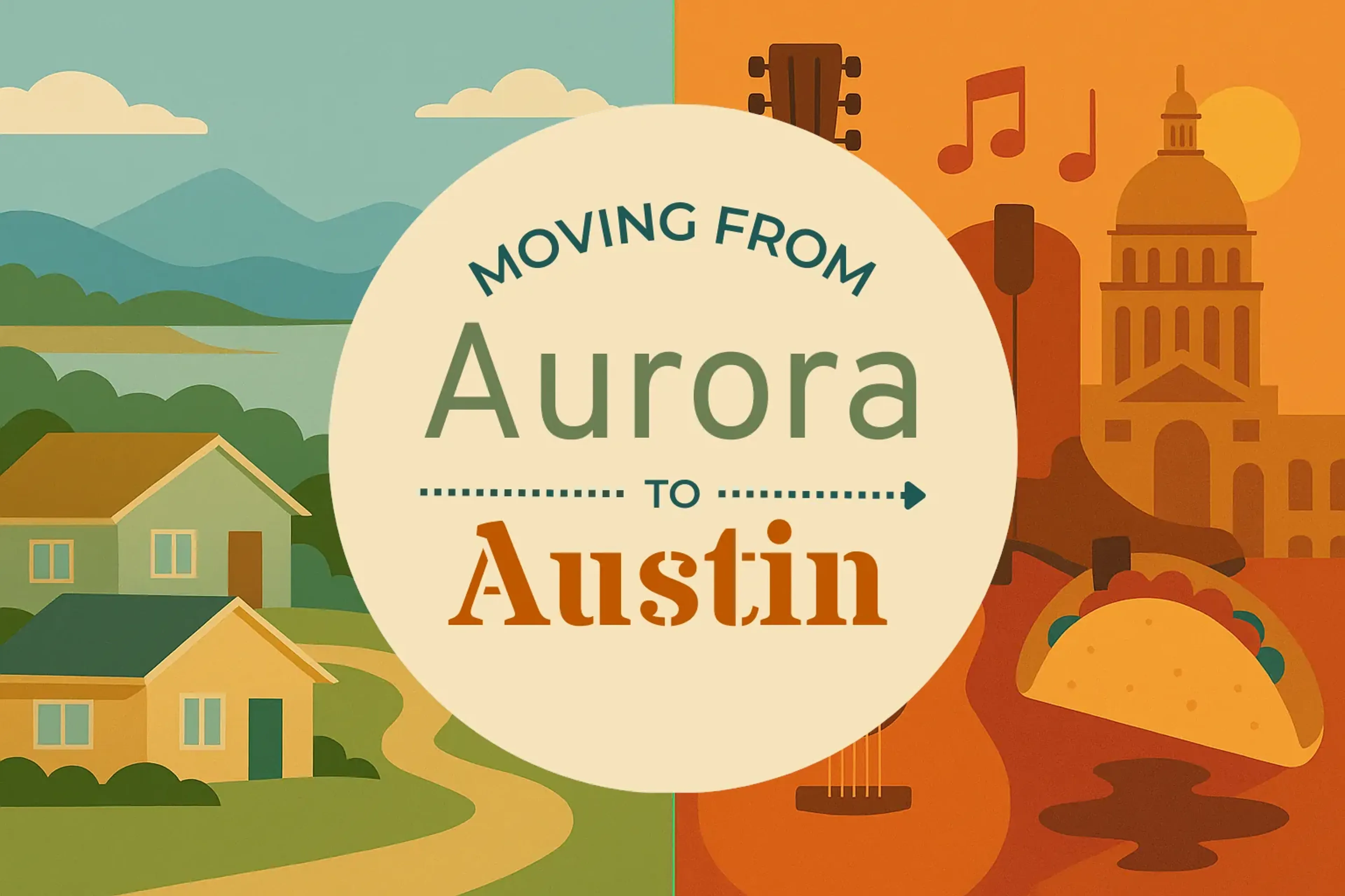 Side-by-side comparison of Aurora to Austin moving companies