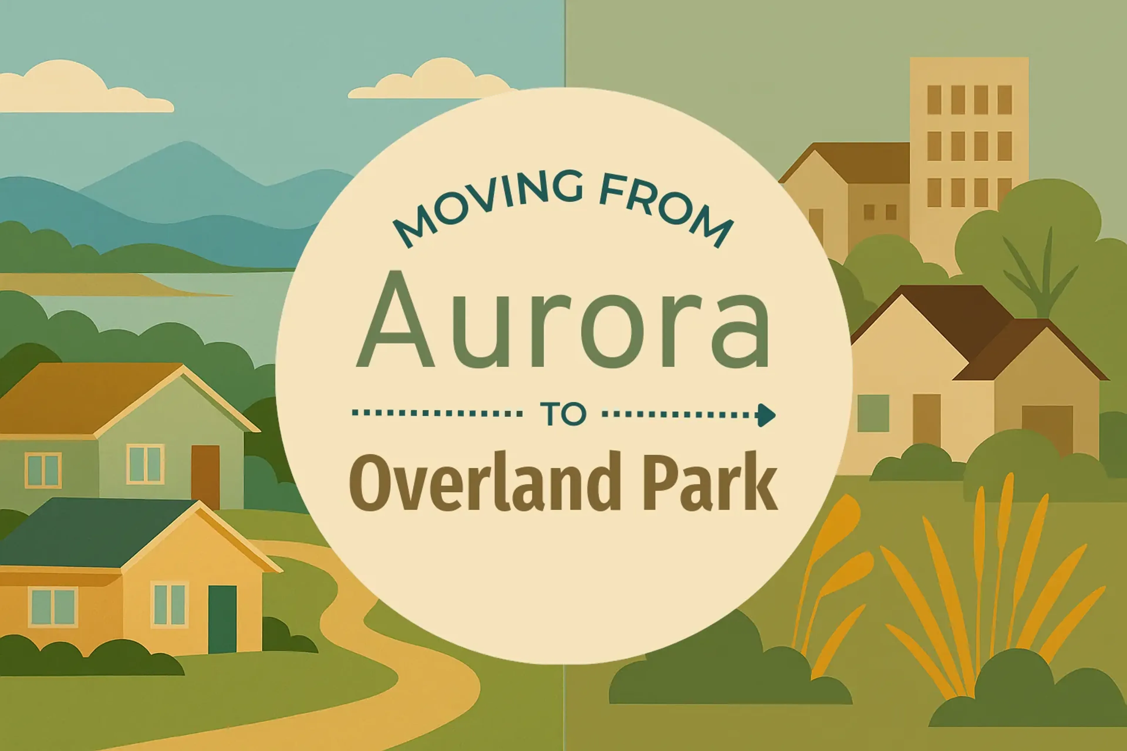 Side-by-side comparison of Aurora to Overland Park moving companies
