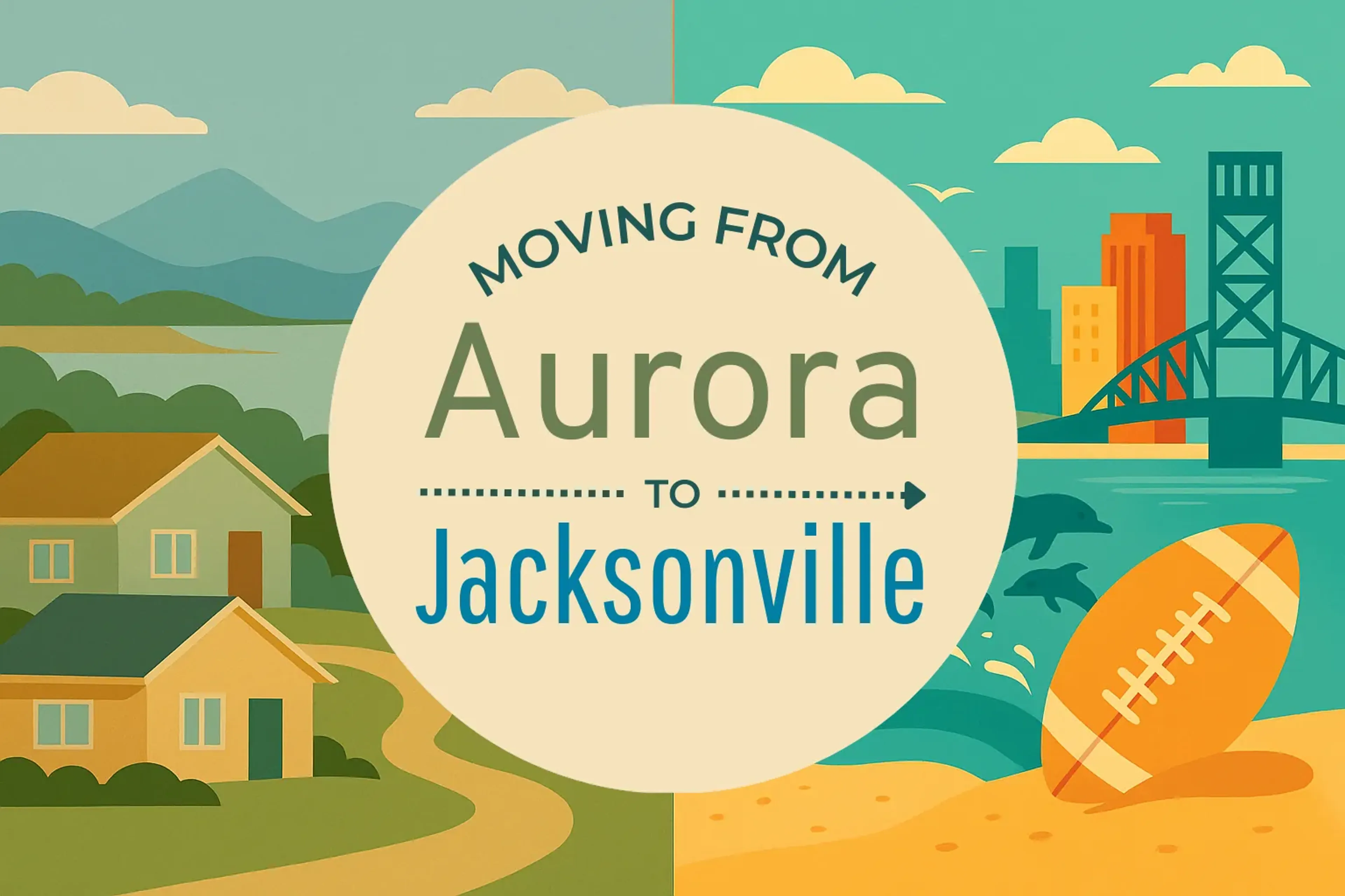 Side-by-side comparison of Aurora to Jacksonville moving companies