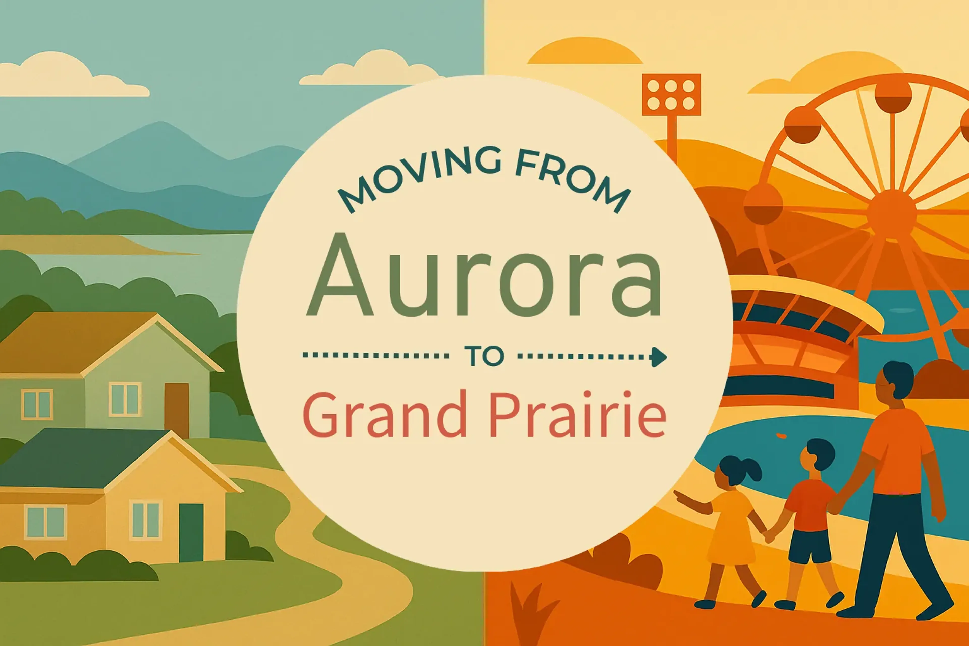Side-by-side comparison of Aurora to Grand Prairie moving companies