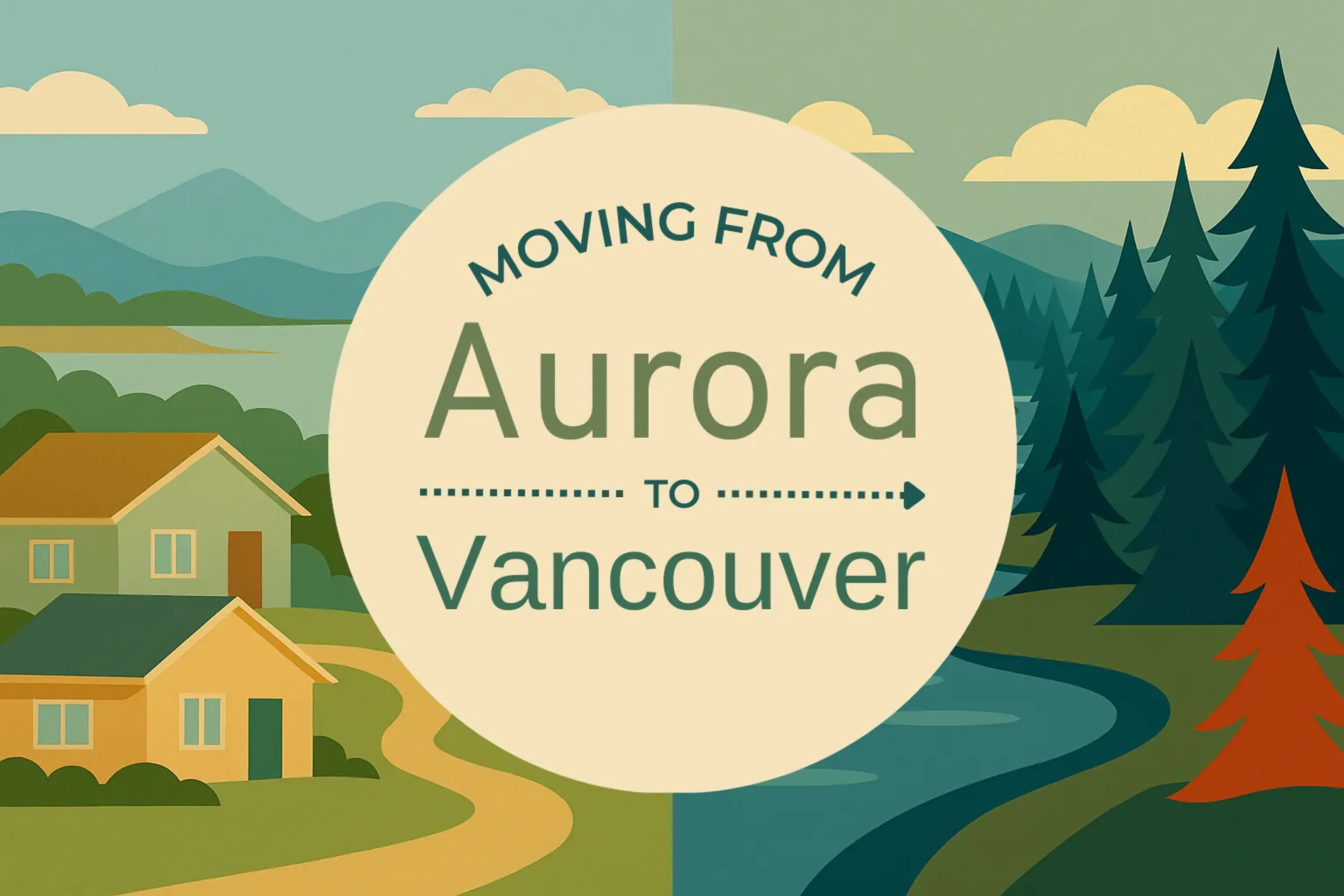 Side-by-side comparison of Aurora to Vancouver moving companies