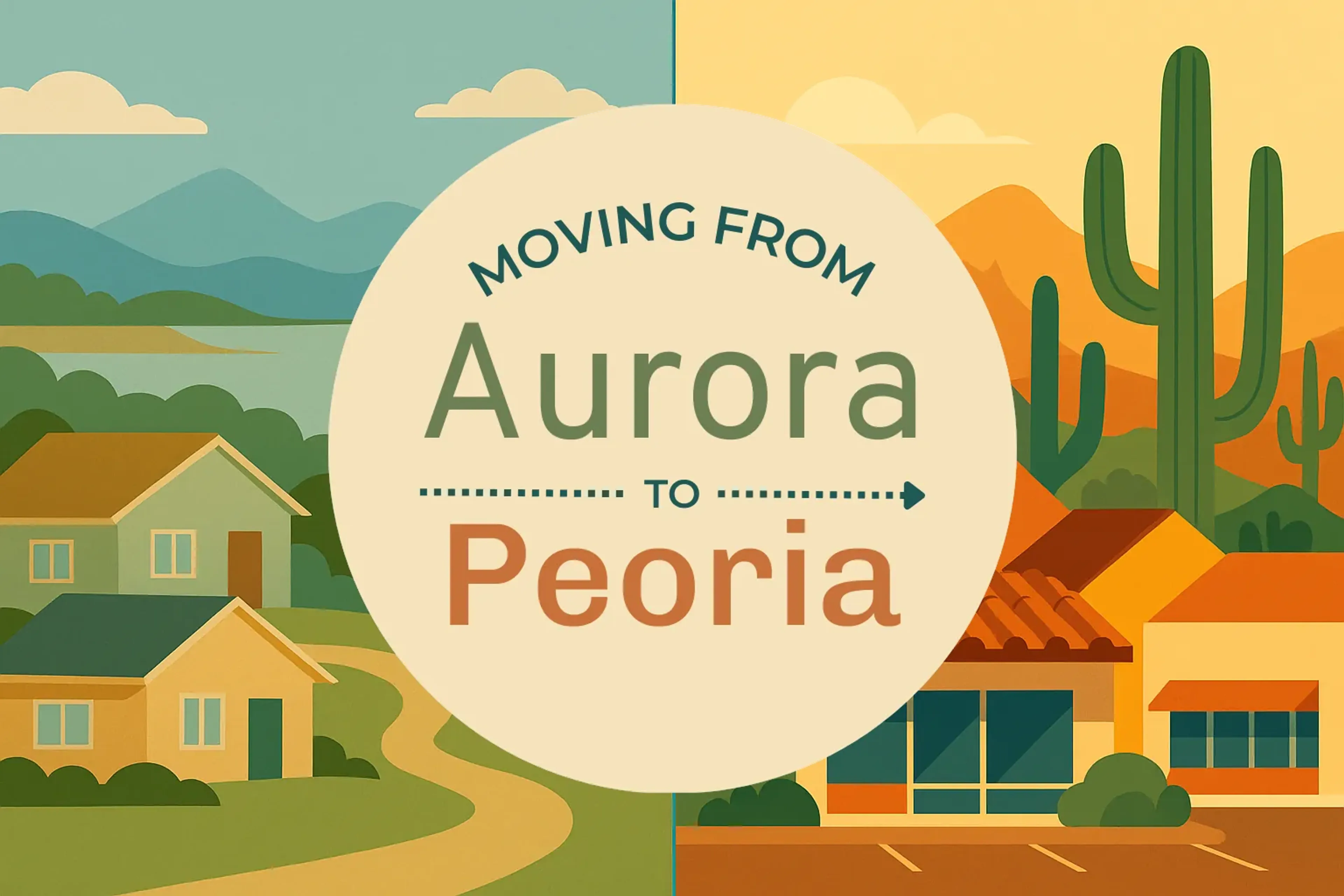 Side-by-side comparison of Aurora to Peoria moving companies