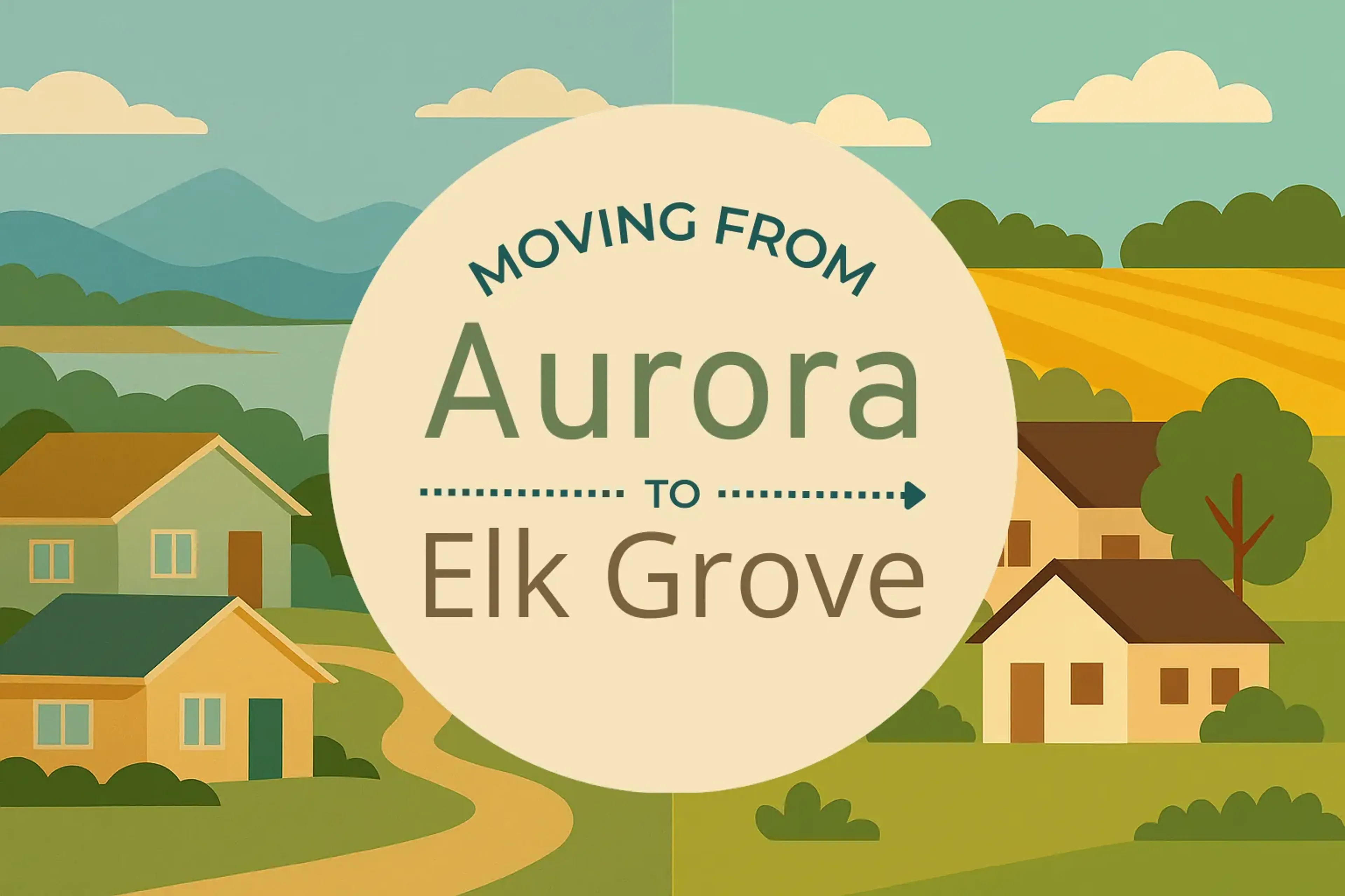 Side-by-side comparison of Aurora to Elk Grove moving companies