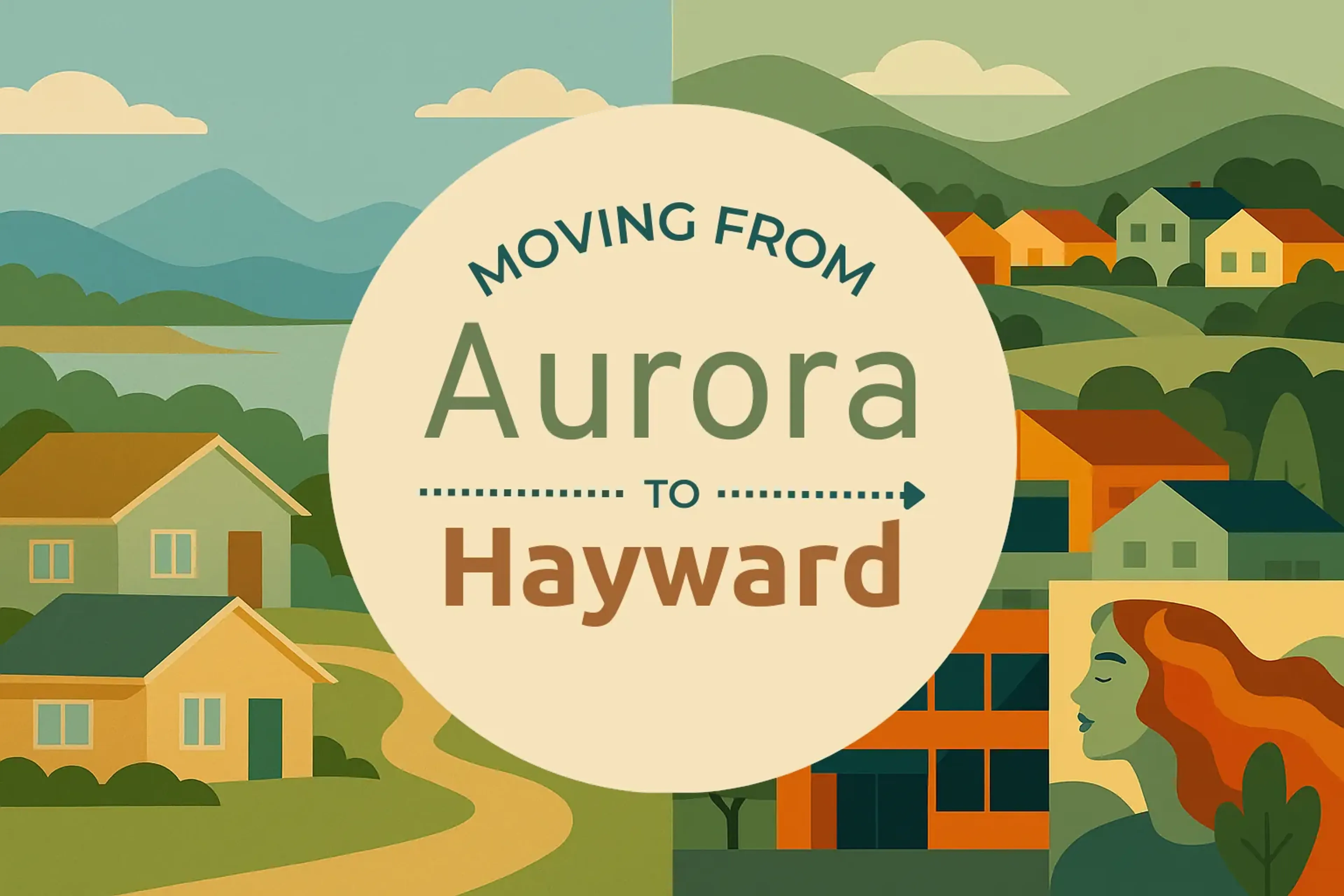Side-by-side comparison of Aurora to Hayward moving companies