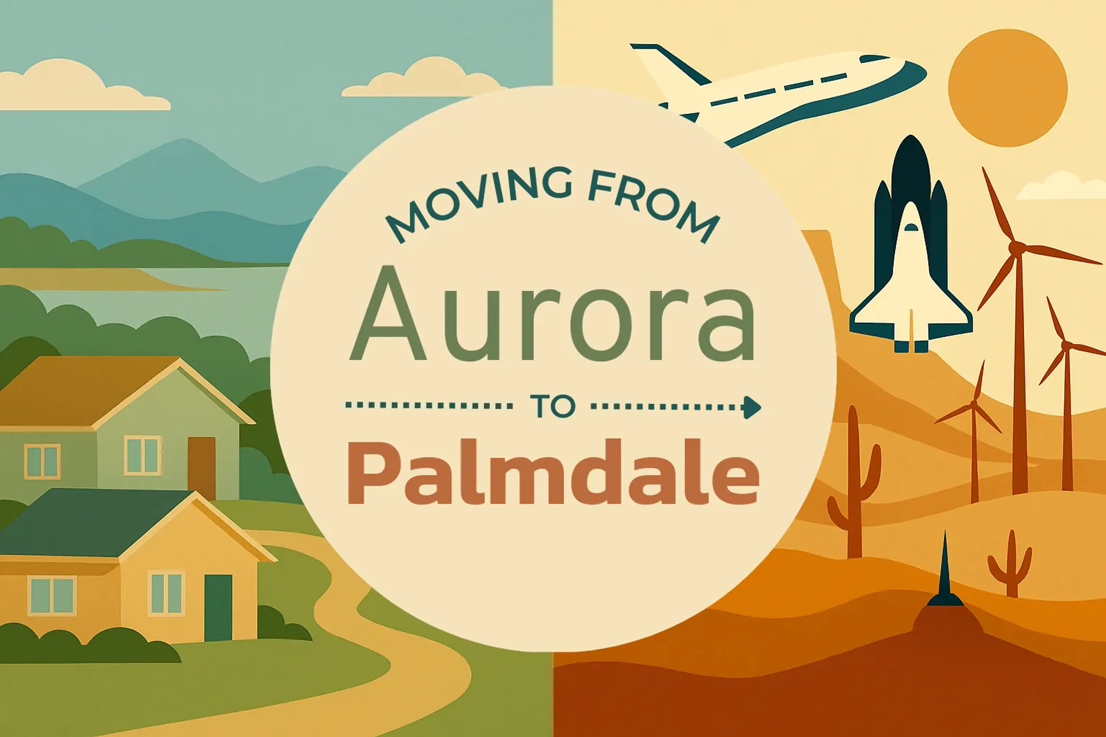 Side-by-side comparison of Aurora to Palmdale moving companies