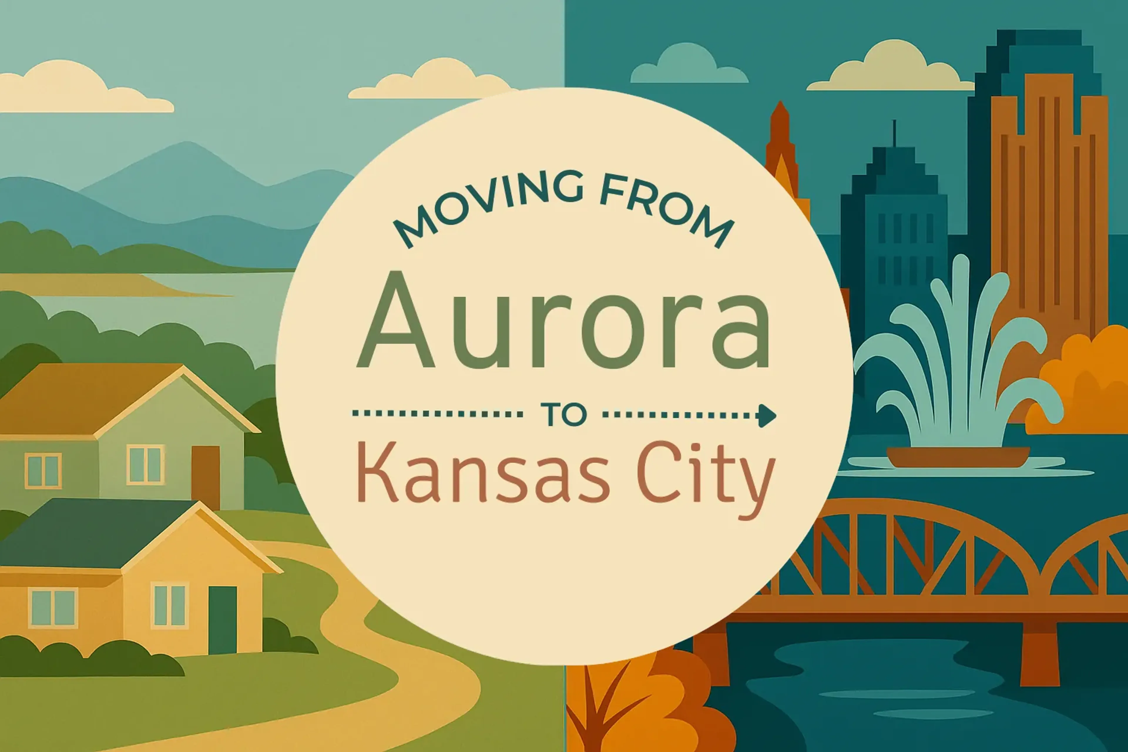 Side-by-side comparison of Aurora to Kansas City moving companies