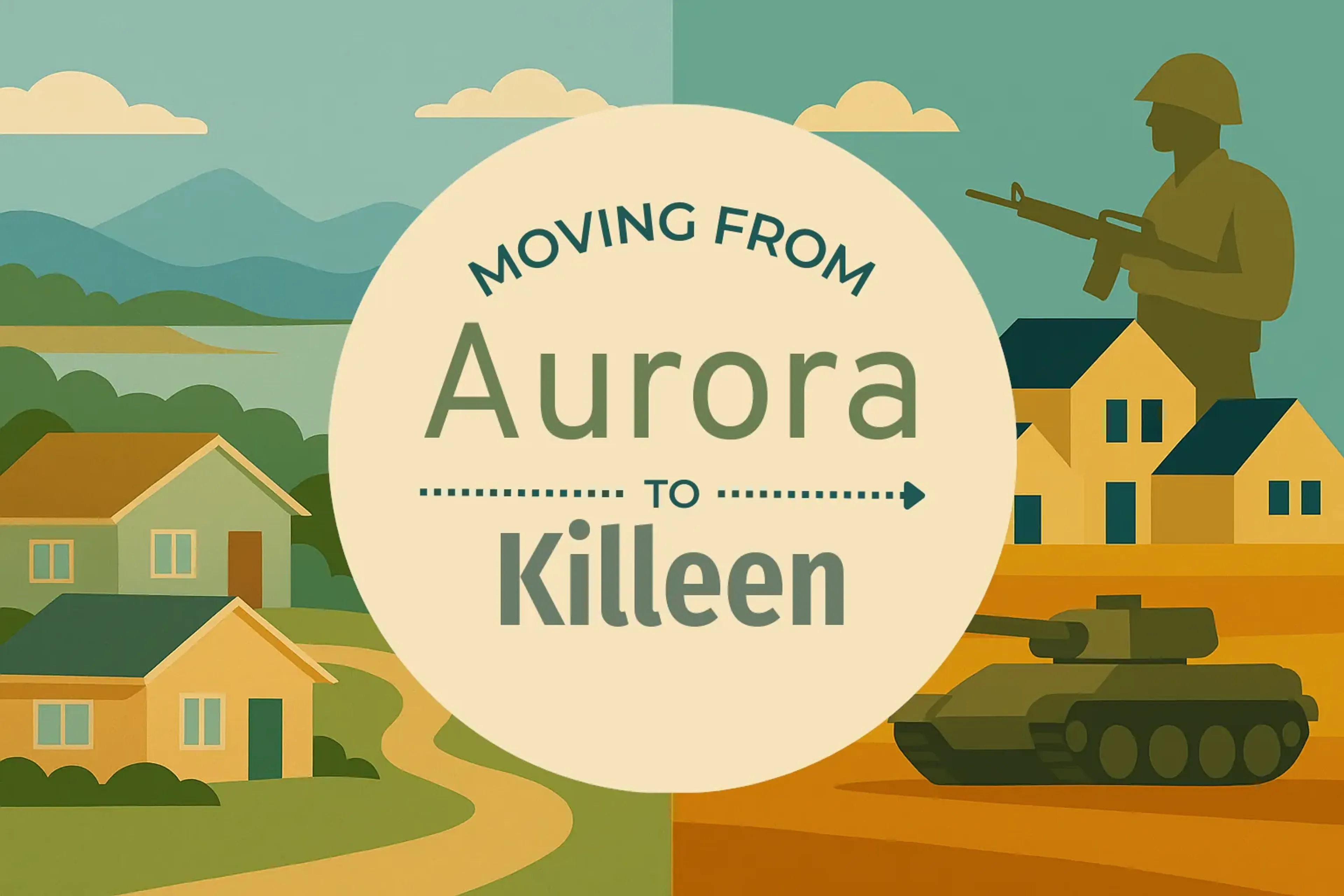 Side-by-side comparison of Aurora to Killeen moving companies