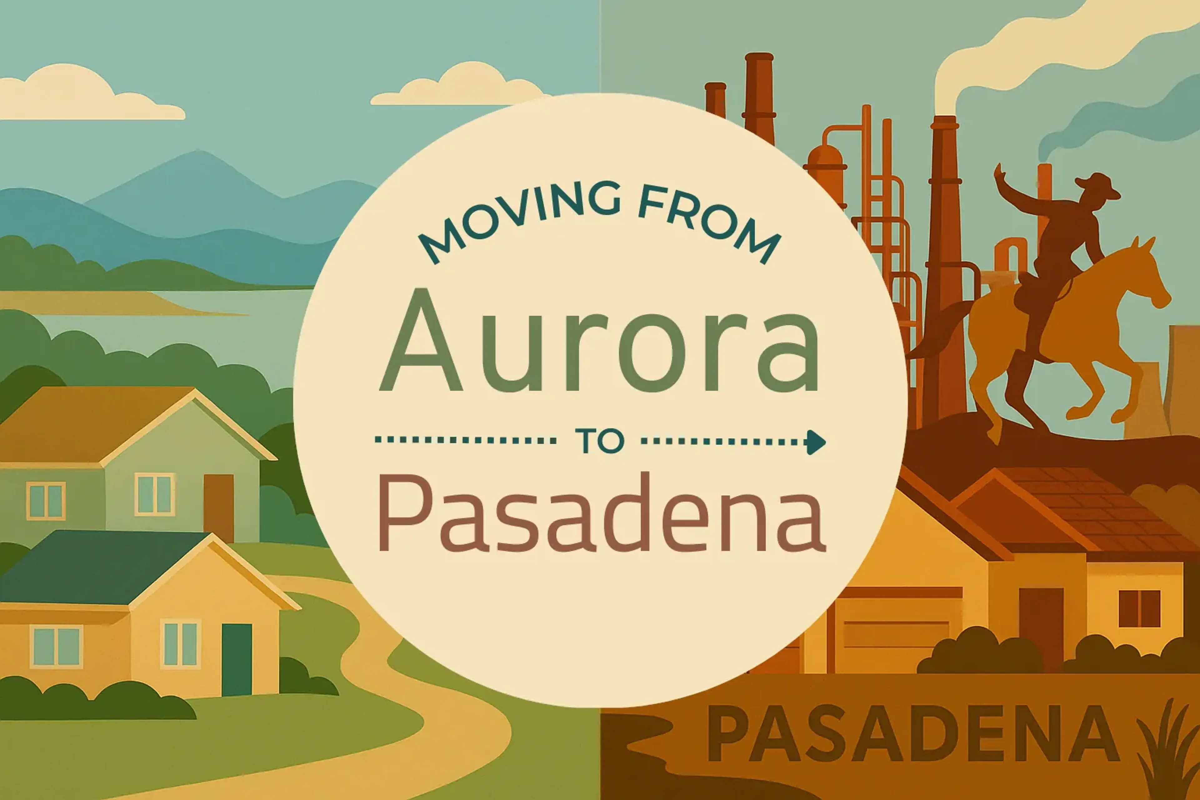 Side-by-side comparison of Aurora to Pasadena moving companies