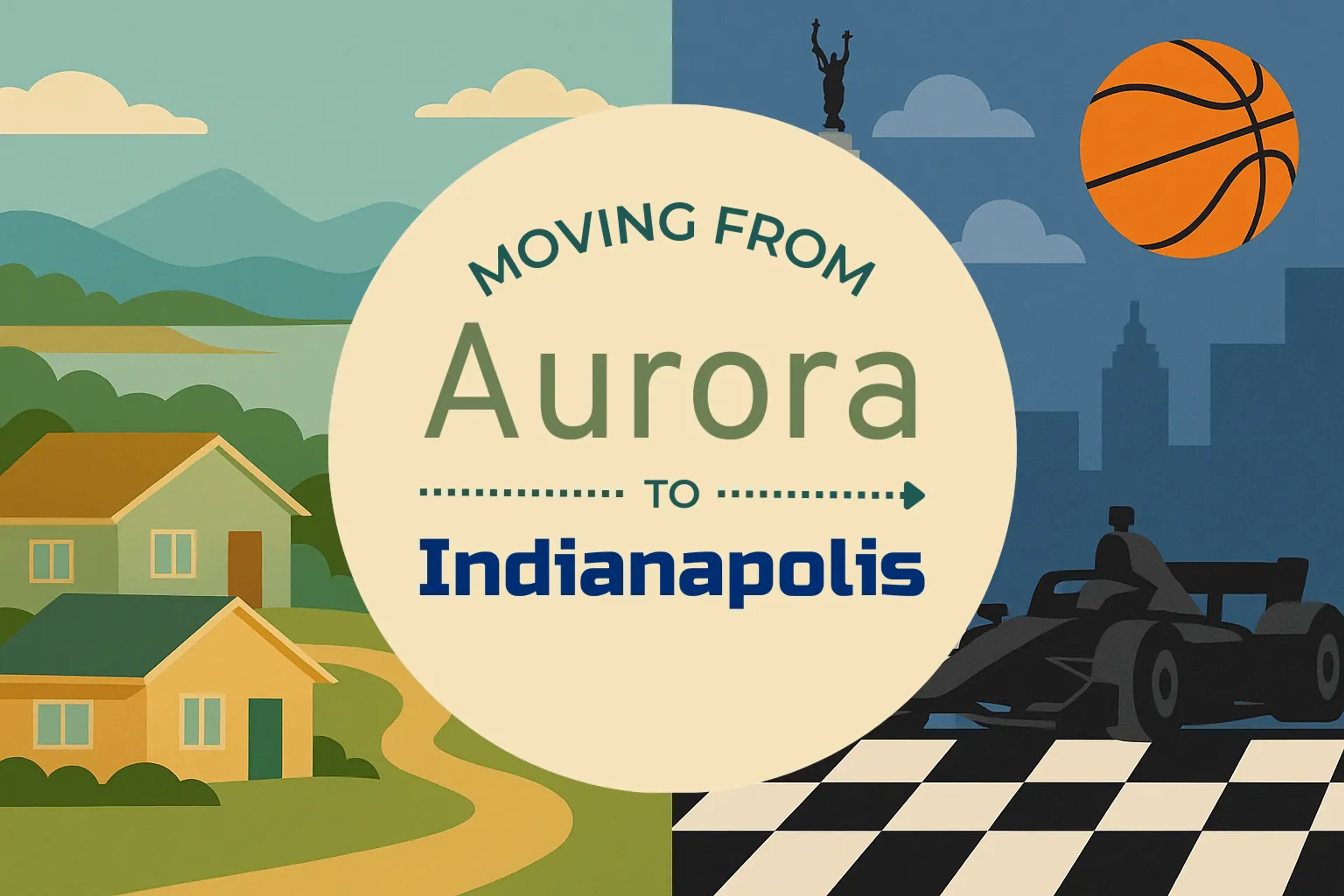 Side-by-side comparison of Aurora to Indianapolis moving companies