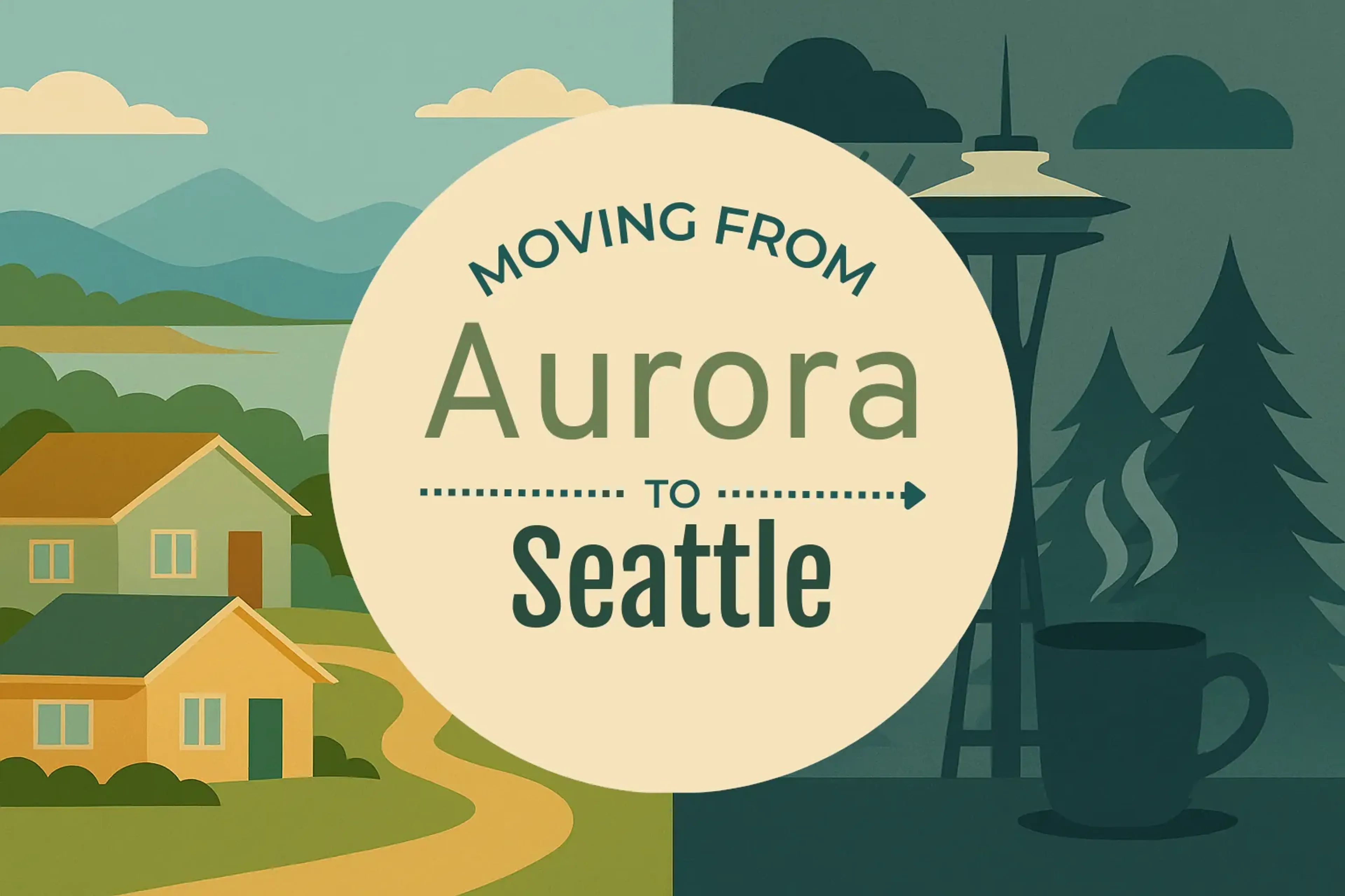 Side-by-side comparison of Aurora to Seattle moving companies