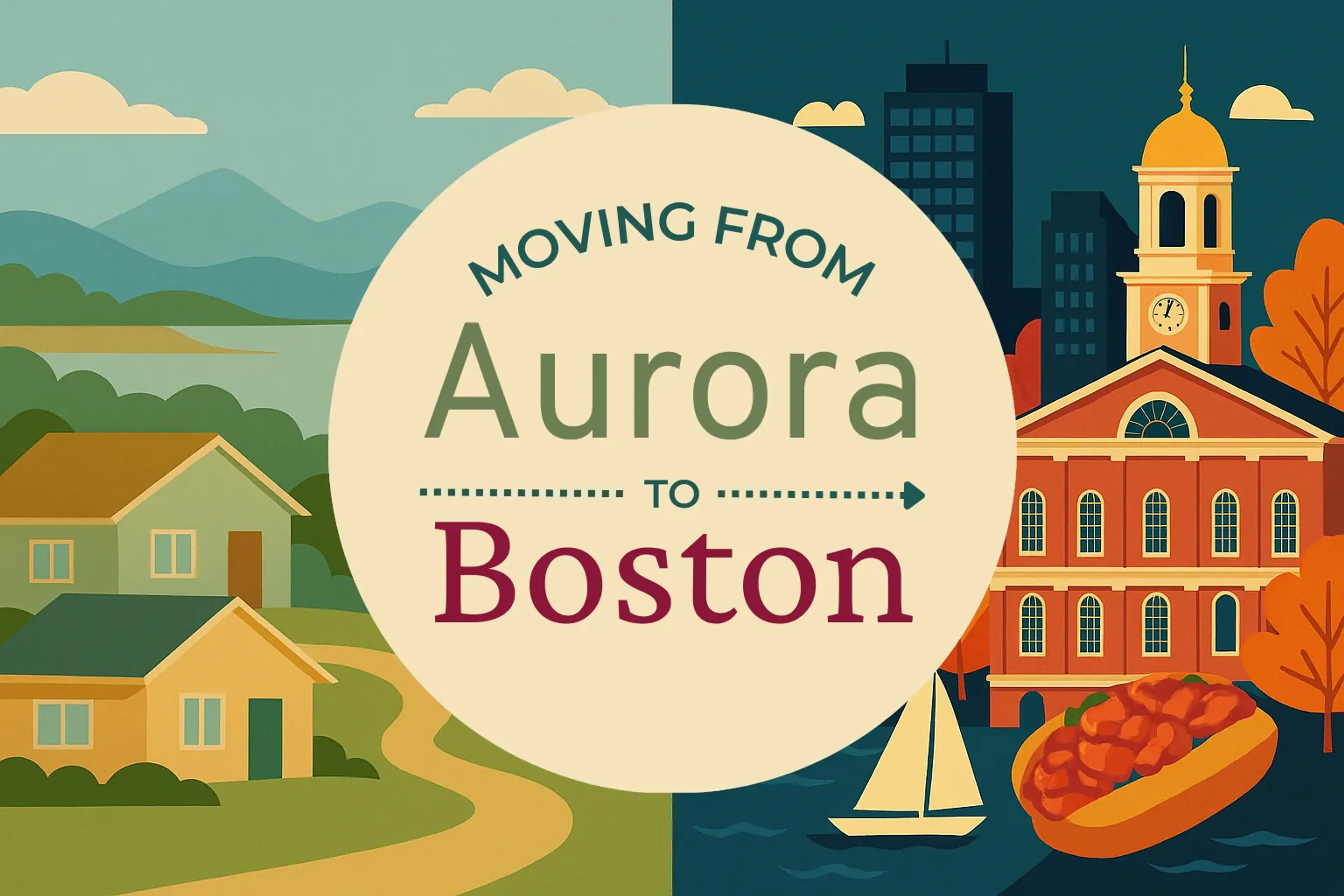 Side-by-side comparison of Aurora to Boston moving companies