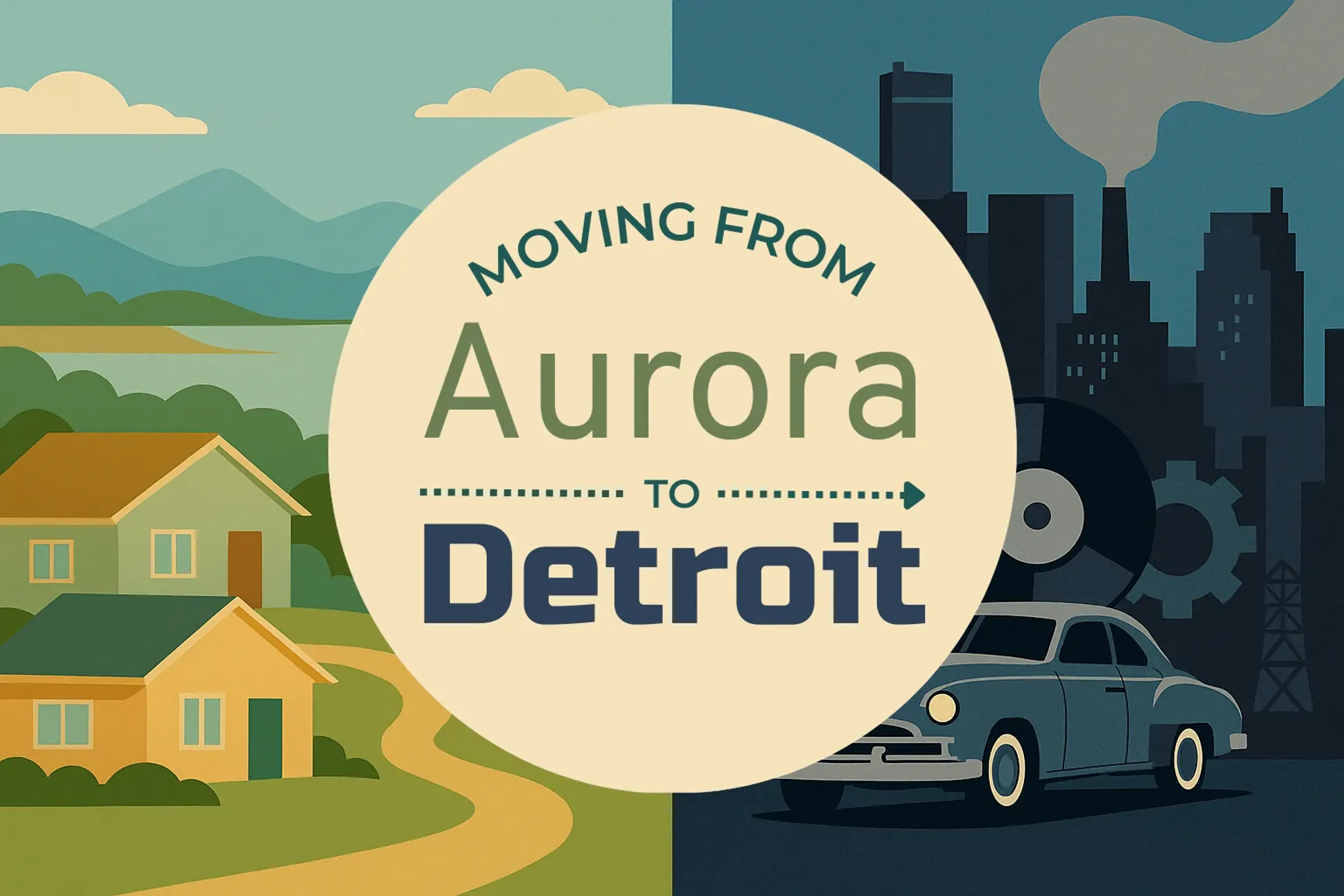 Side-by-side comparison of Aurora to Detroit moving companies