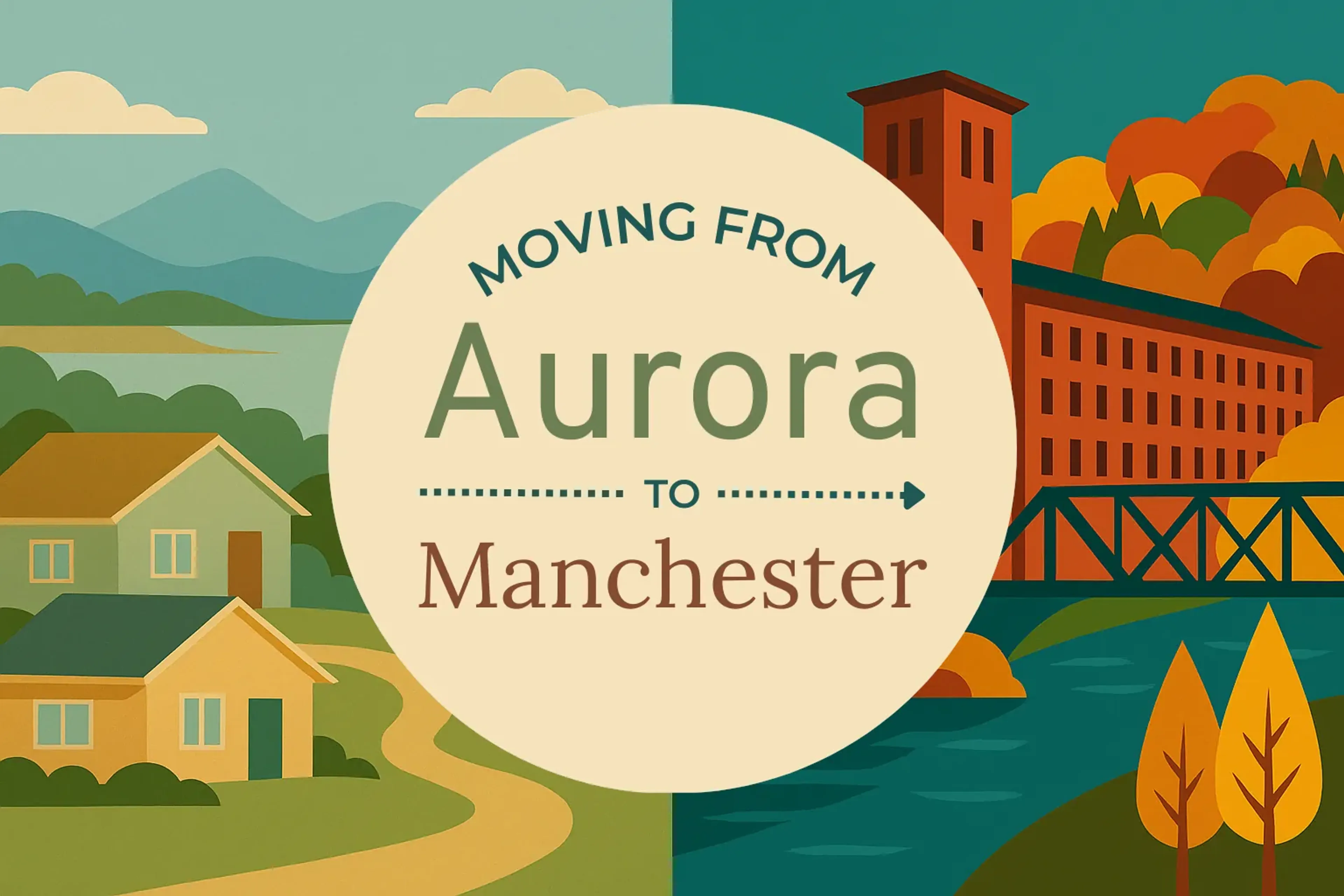 Side-by-side comparison of Aurora to Manchester moving companies