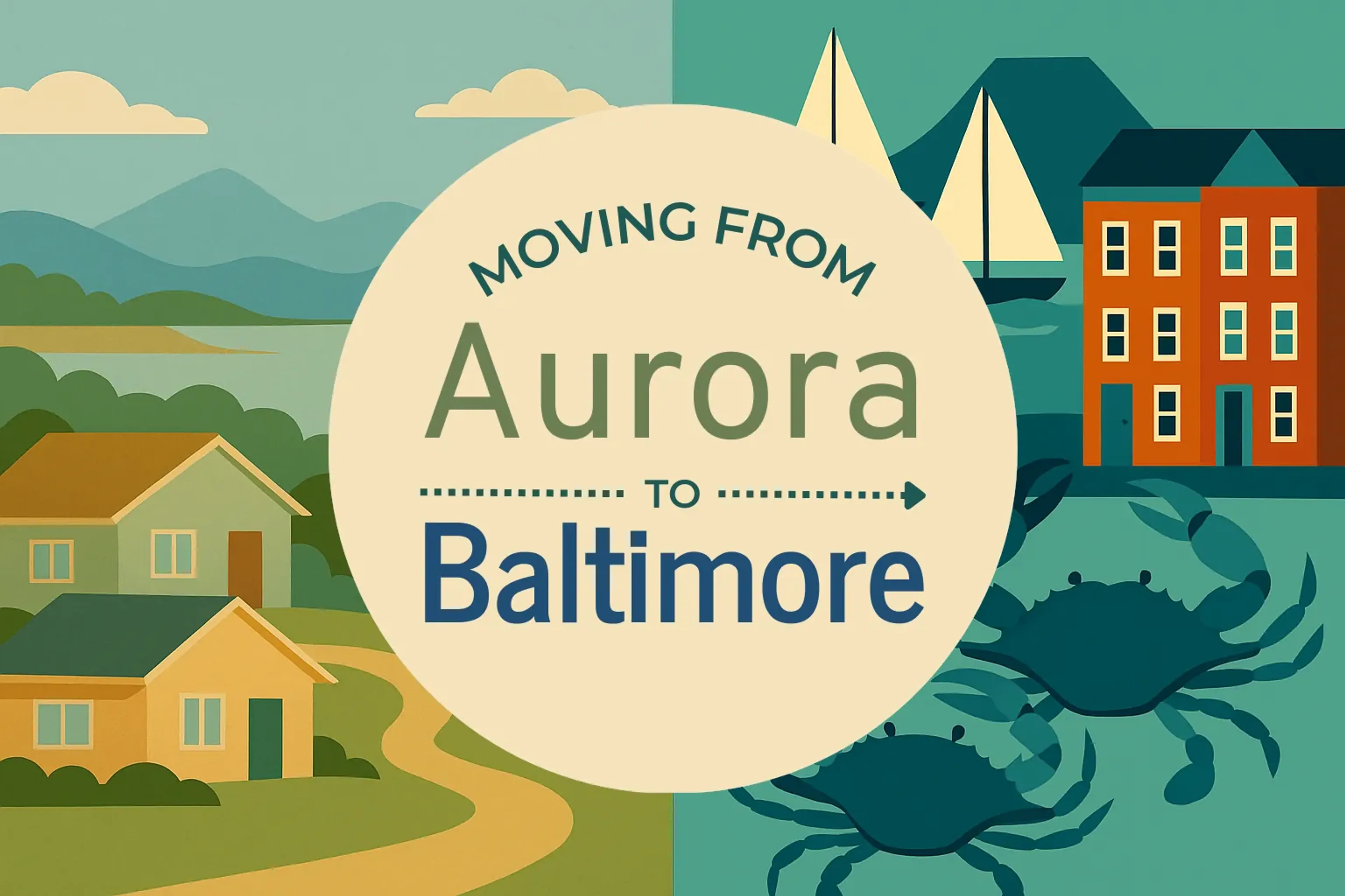 Side-by-side comparison of Aurora to Baltimore moving companies