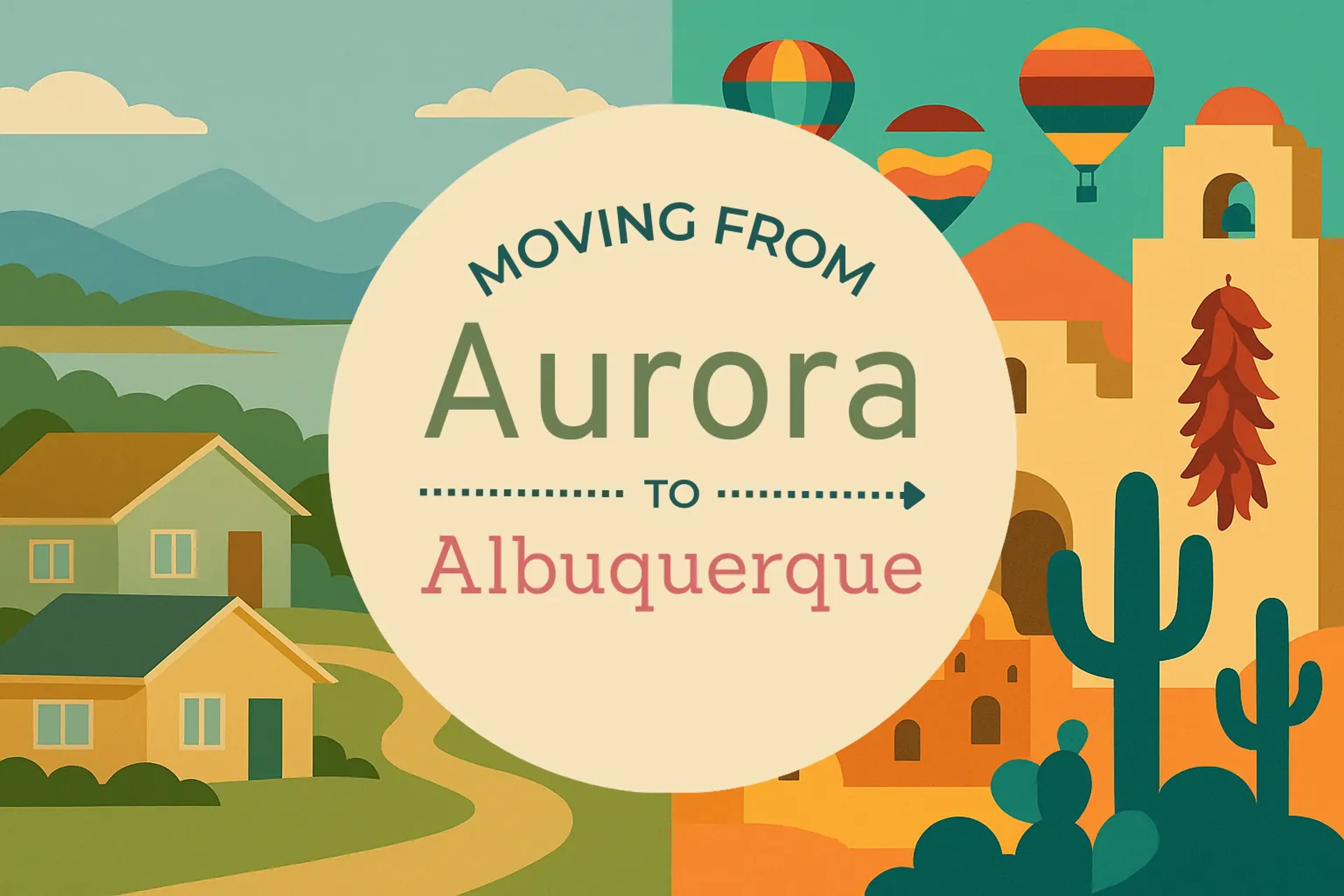 Side-by-side comparison of Aurora to Albuquerque moving companies