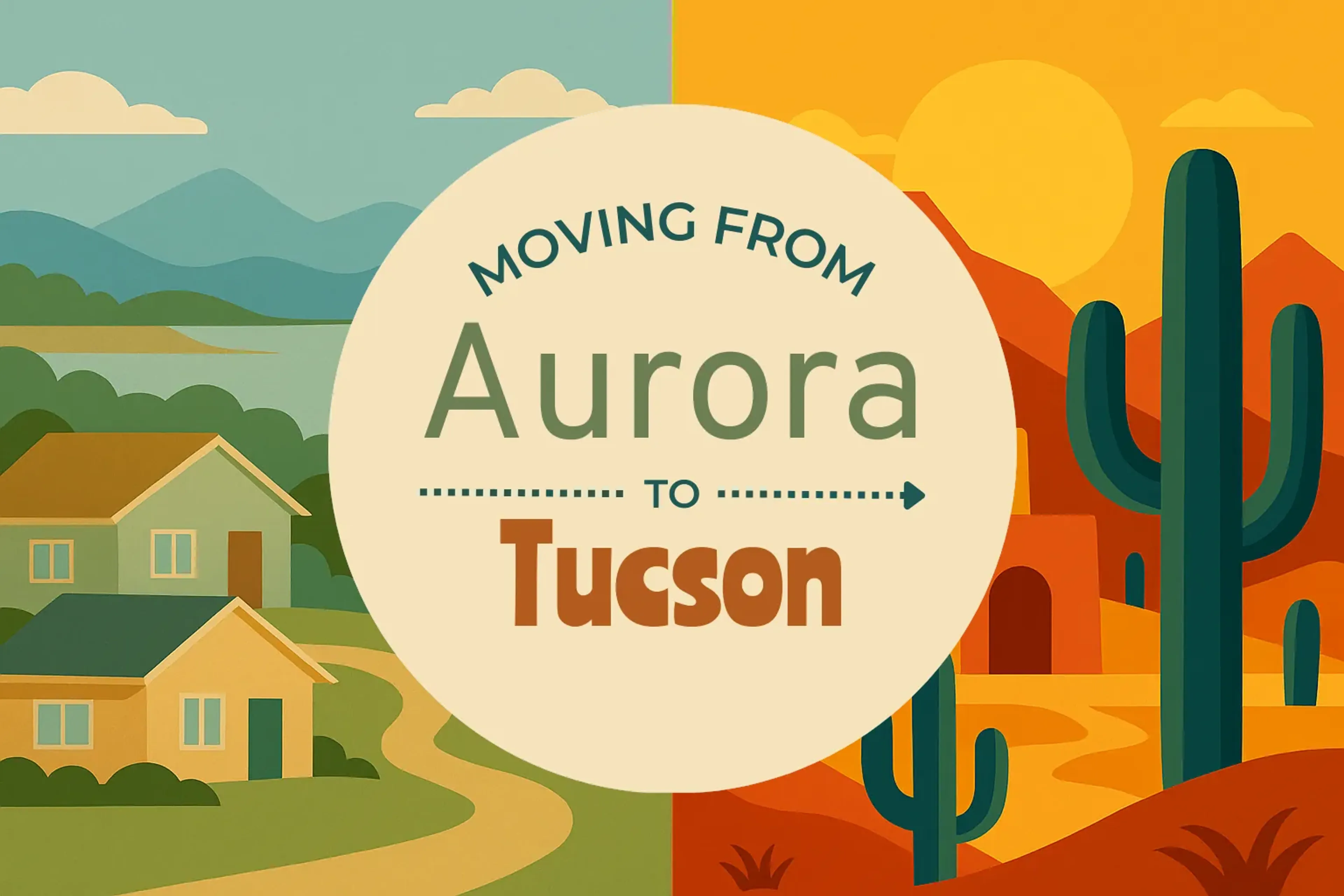 Side-by-side comparison of Aurora to Tucson moving companies