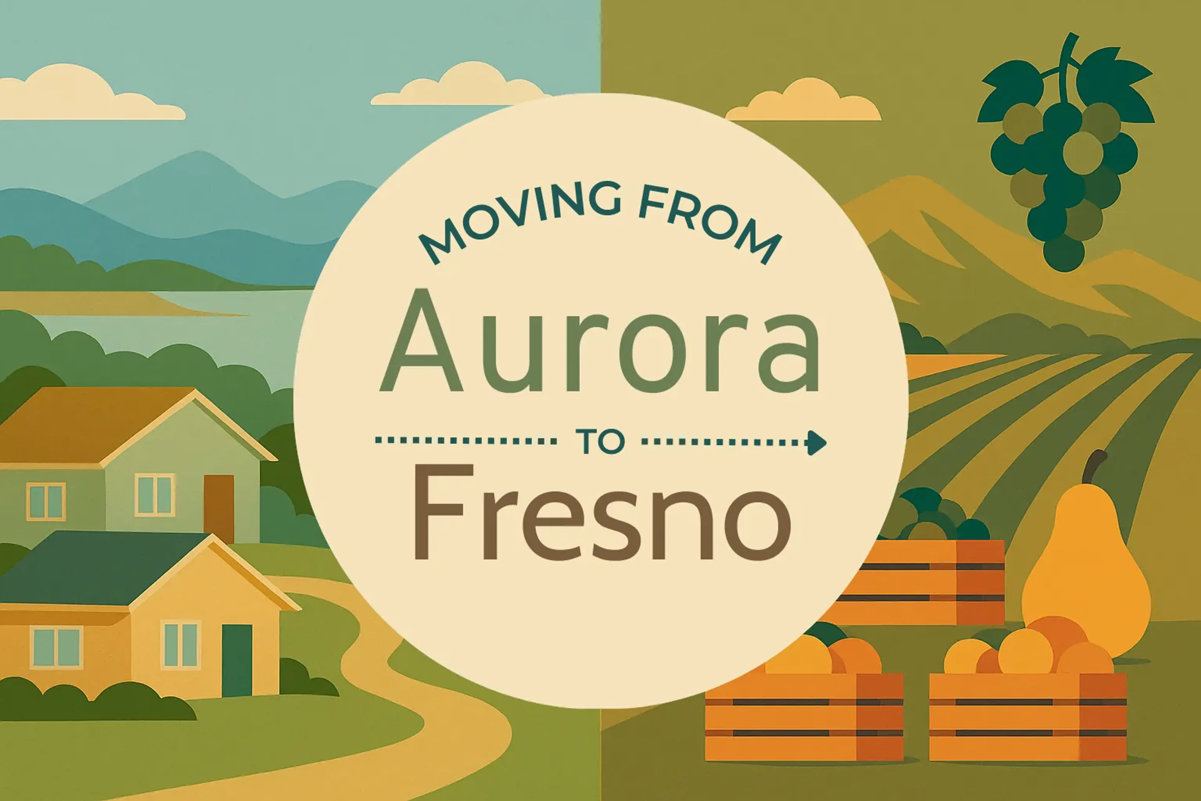 Side-by-side comparison of Aurora to Fresno moving companies