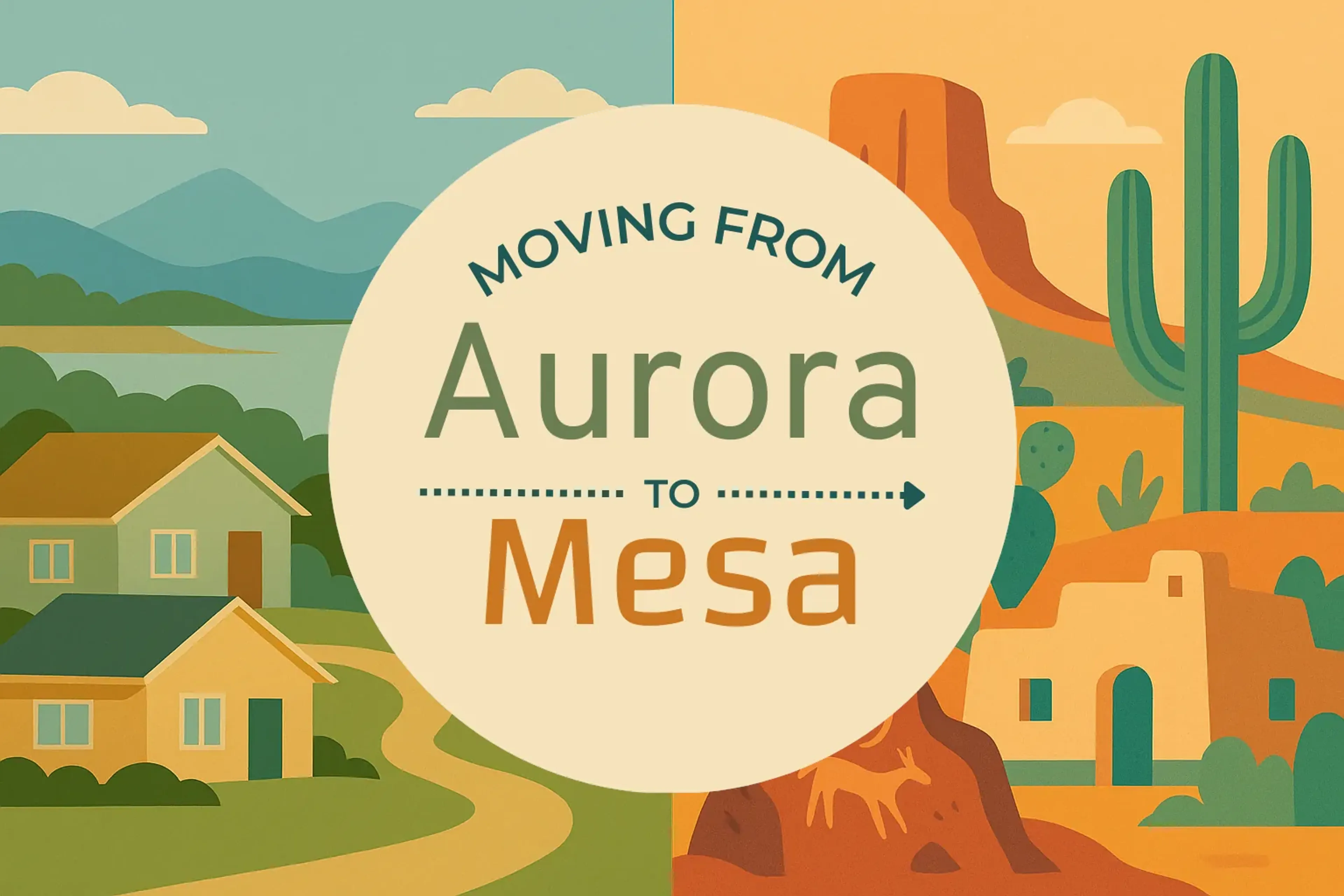 Side-by-side comparison of Aurora to Mesa moving companies