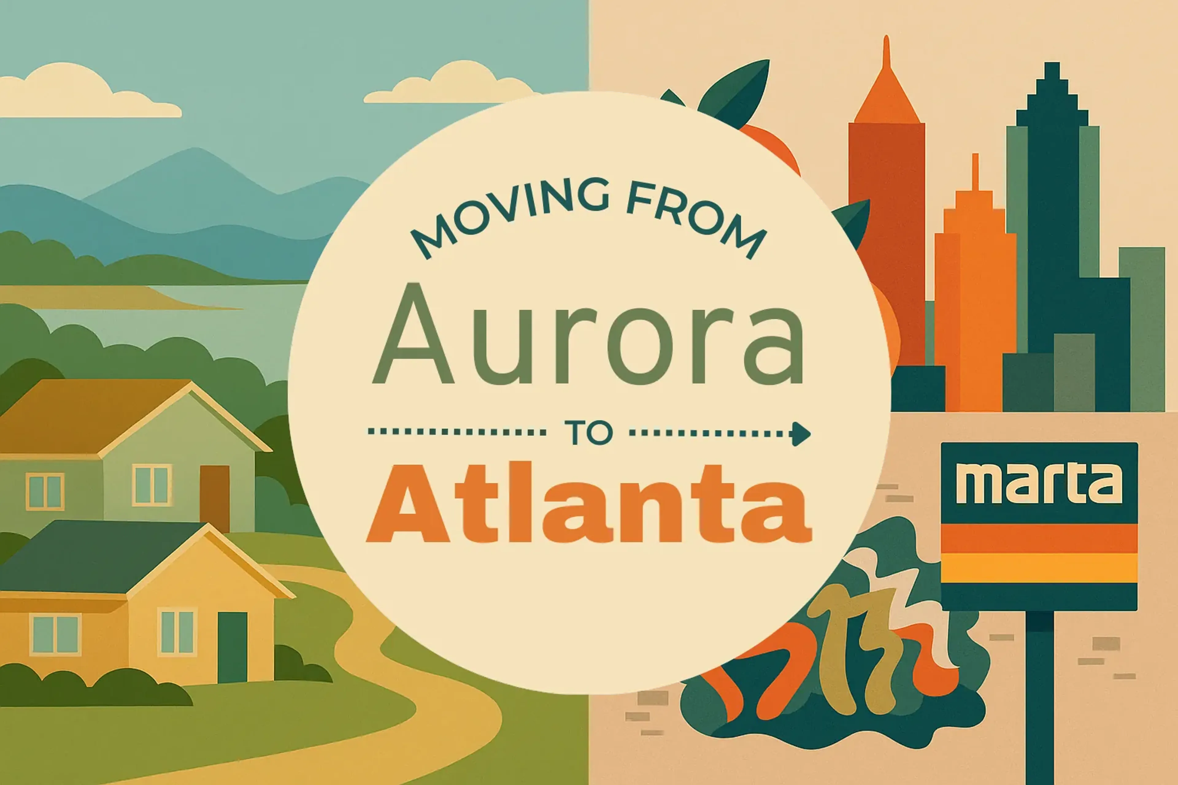 Side-by-side comparison of Aurora to Atlanta moving companies