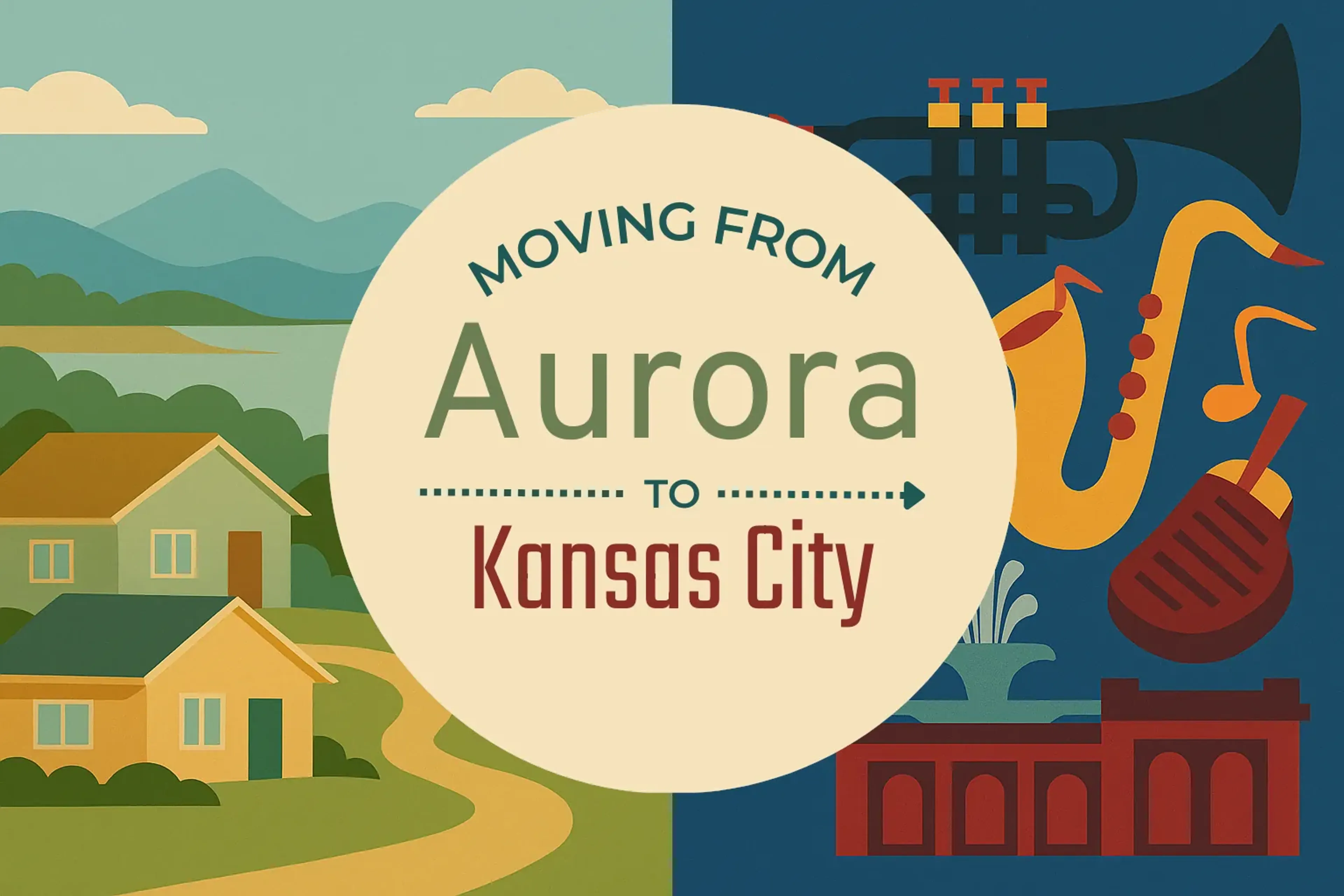 Side-by-side comparison of Aurora to Kansas City moving companies