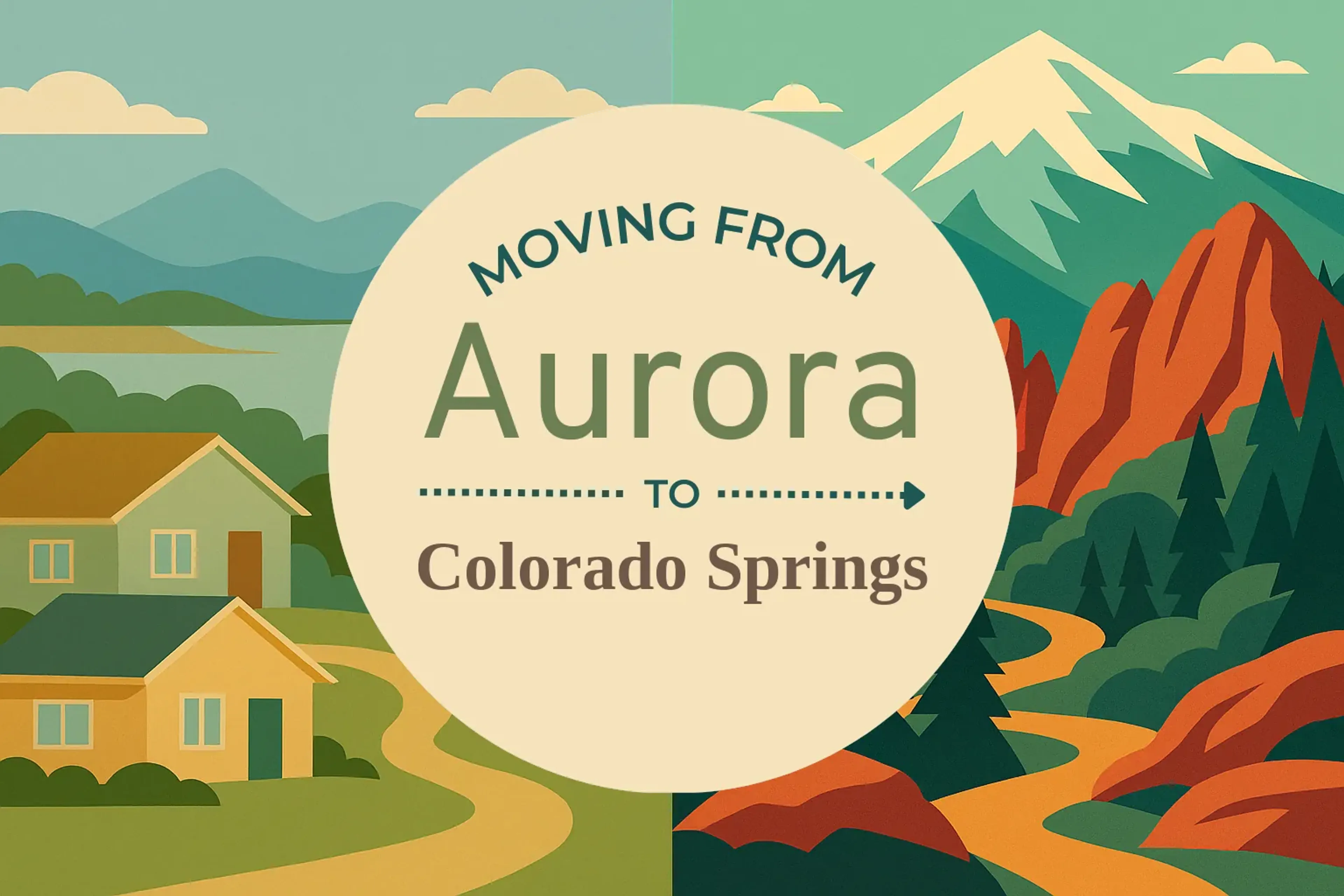 Side-by-side comparison of Aurora to Colorado Springs moving companies