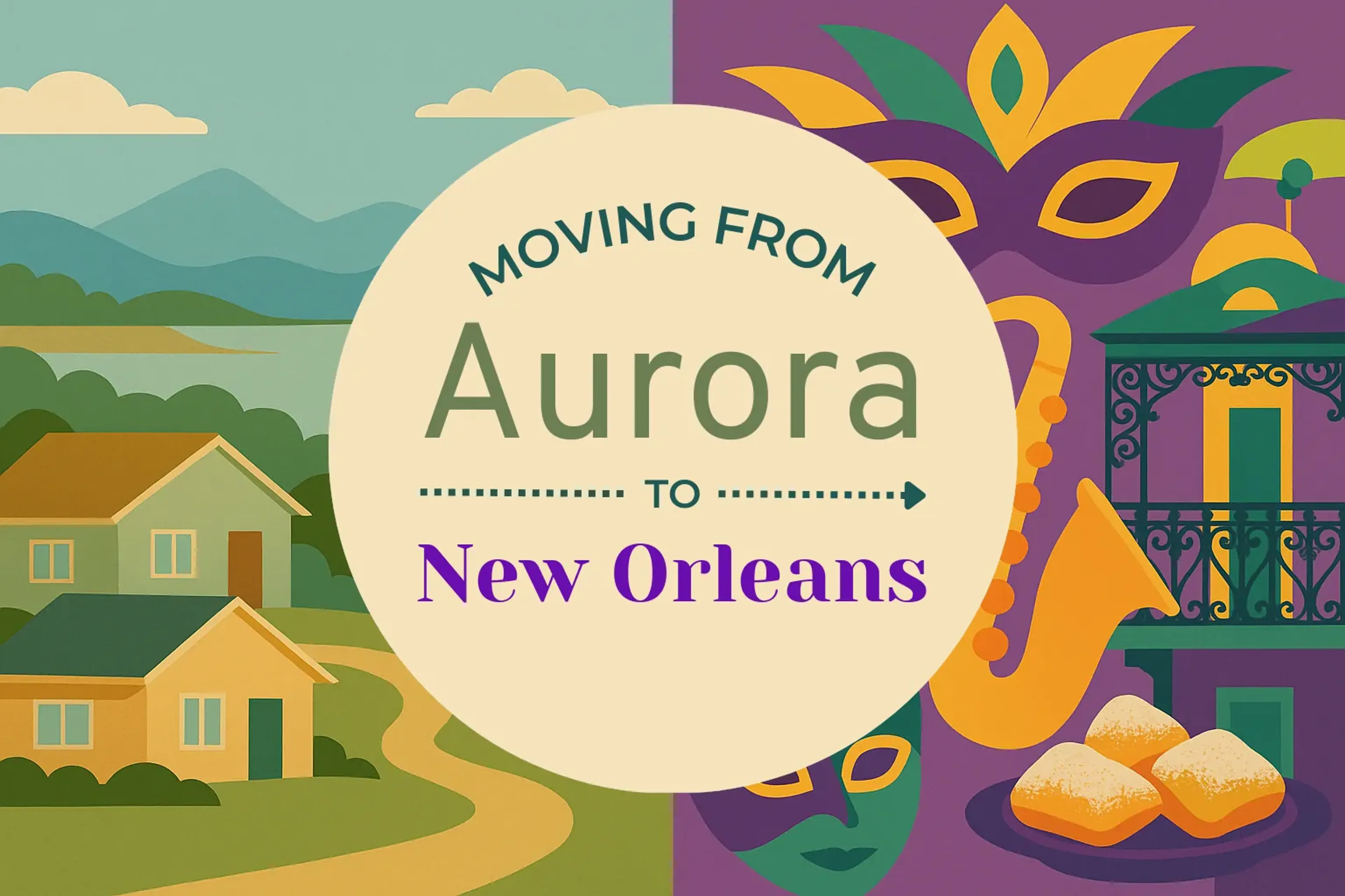 Side-by-side comparison of Aurora to New Orleans moving companies