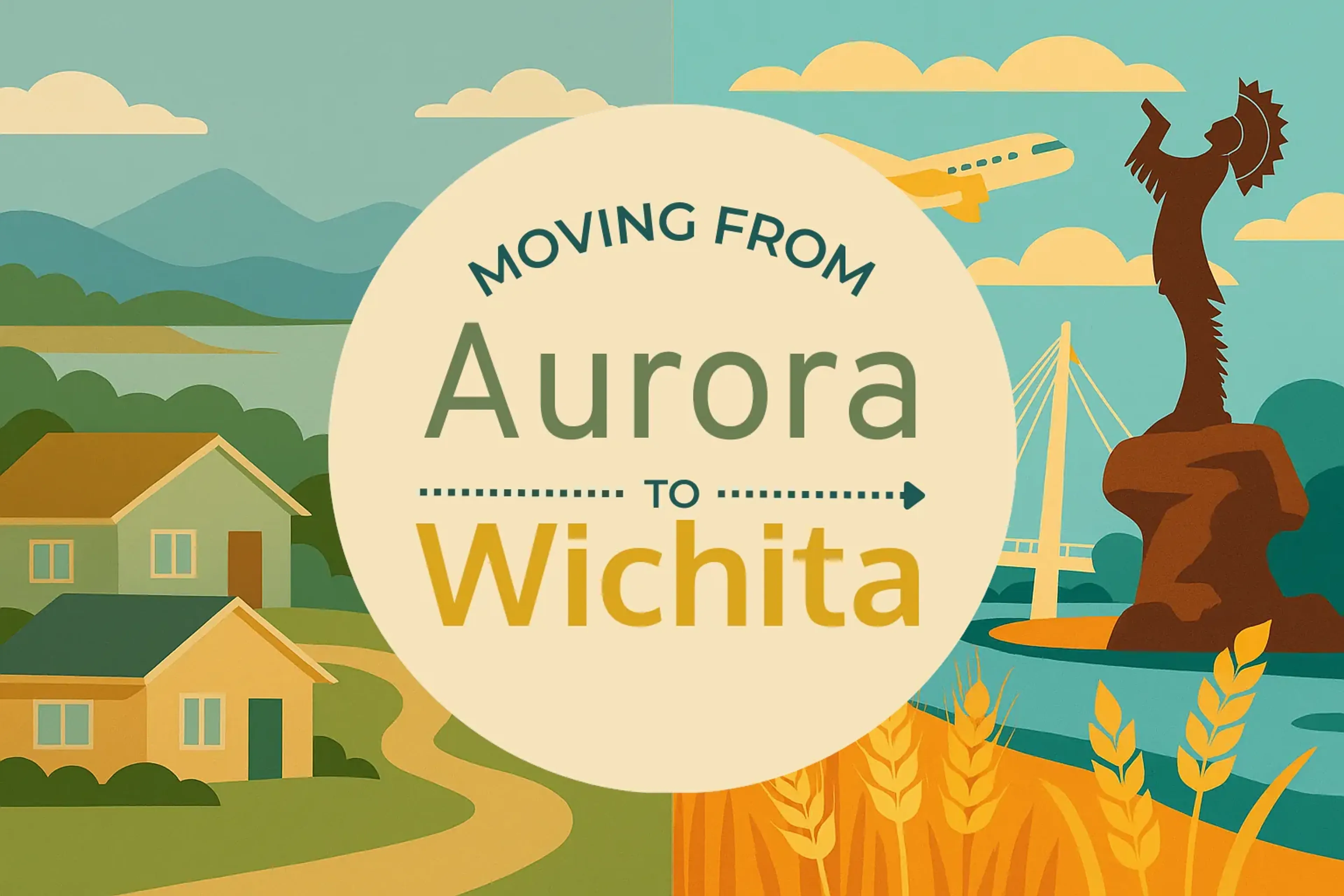 Side-by-side comparison of Aurora to Wichita moving companies