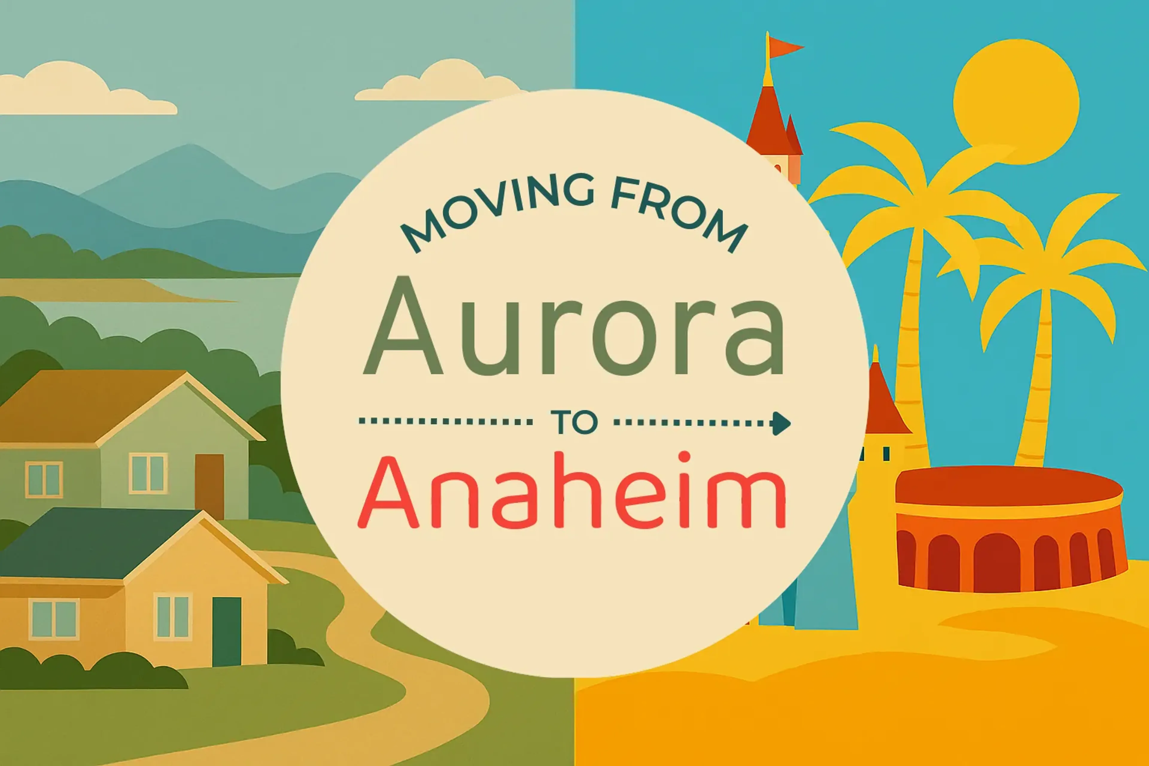 Side-by-side comparison of Aurora to Anaheim moving companies