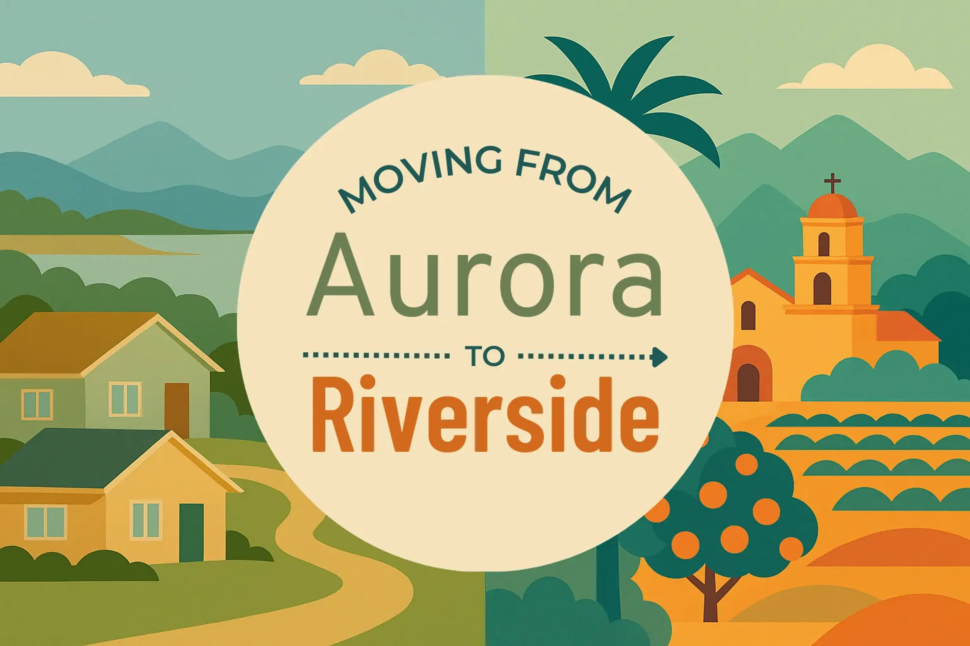 Side-by-side comparison of Aurora to Riverside moving companies