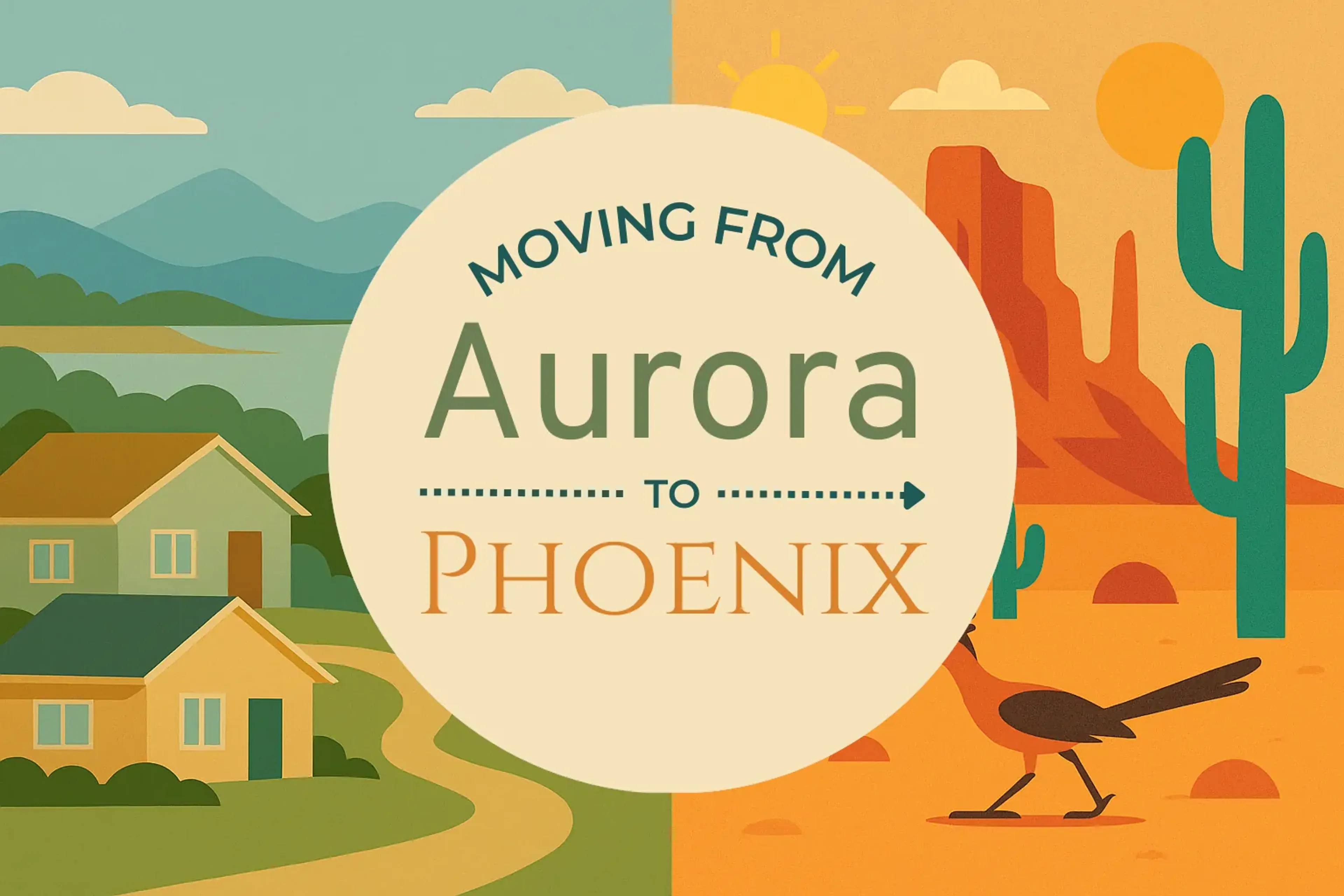 Side-by-side comparison of Aurora to Phoenix moving companies