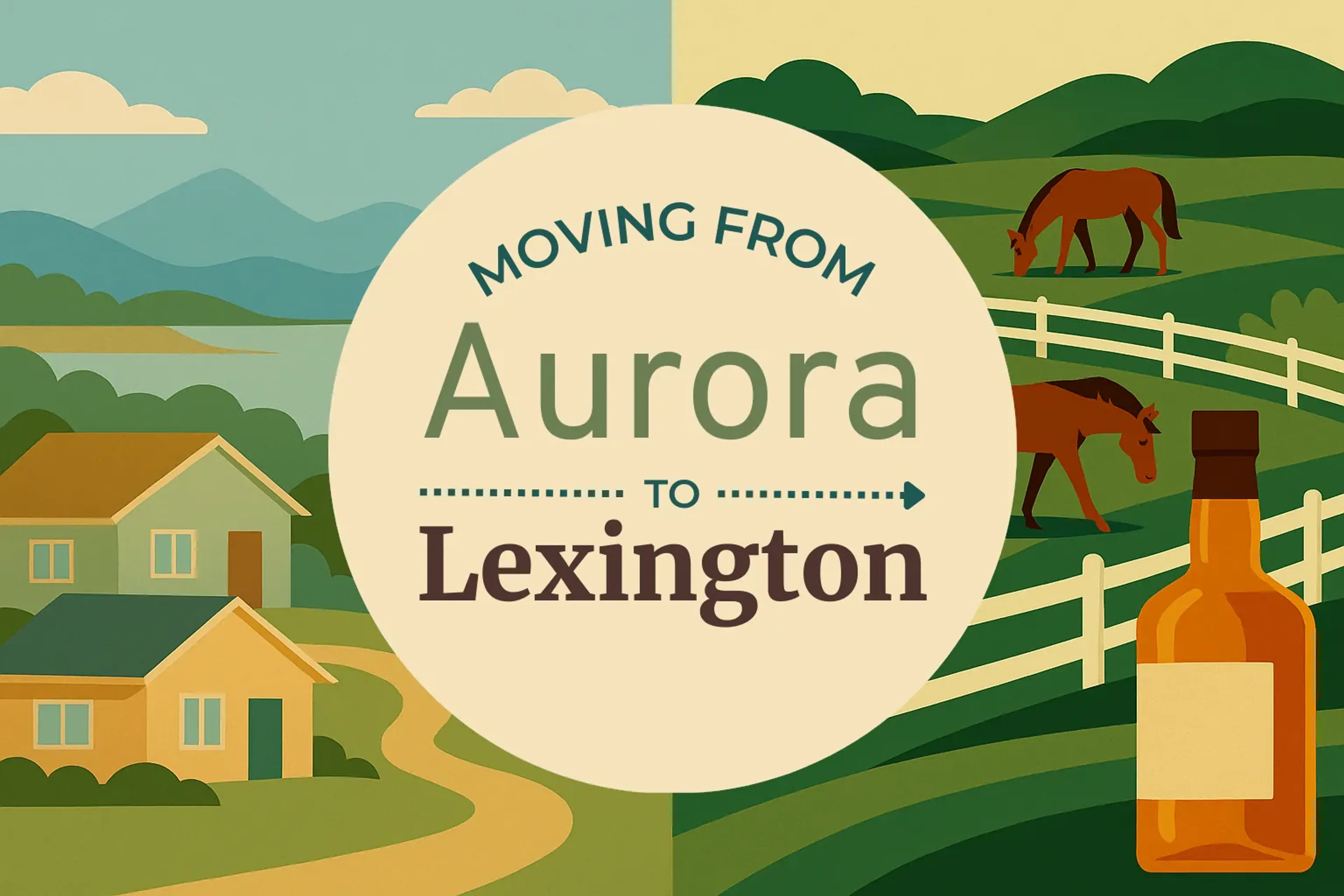 Side-by-side comparison of Aurora to Lexington moving companies
