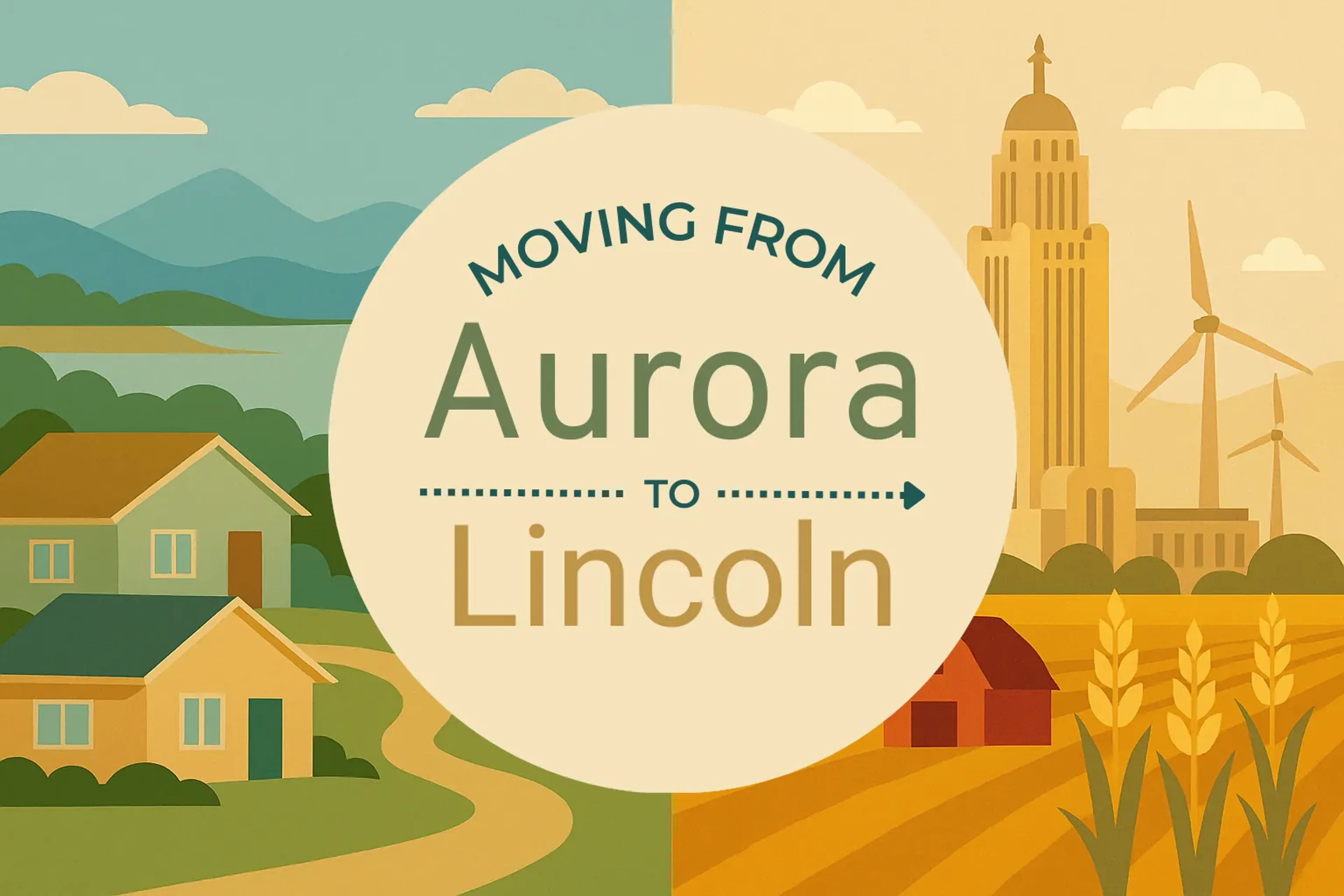 Side-by-side comparison of Aurora to Lincoln moving companies